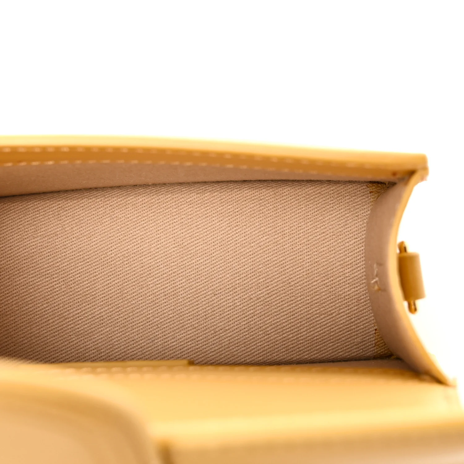 Smooth Calfskin Le Bambino Dark Yellow - Top Club