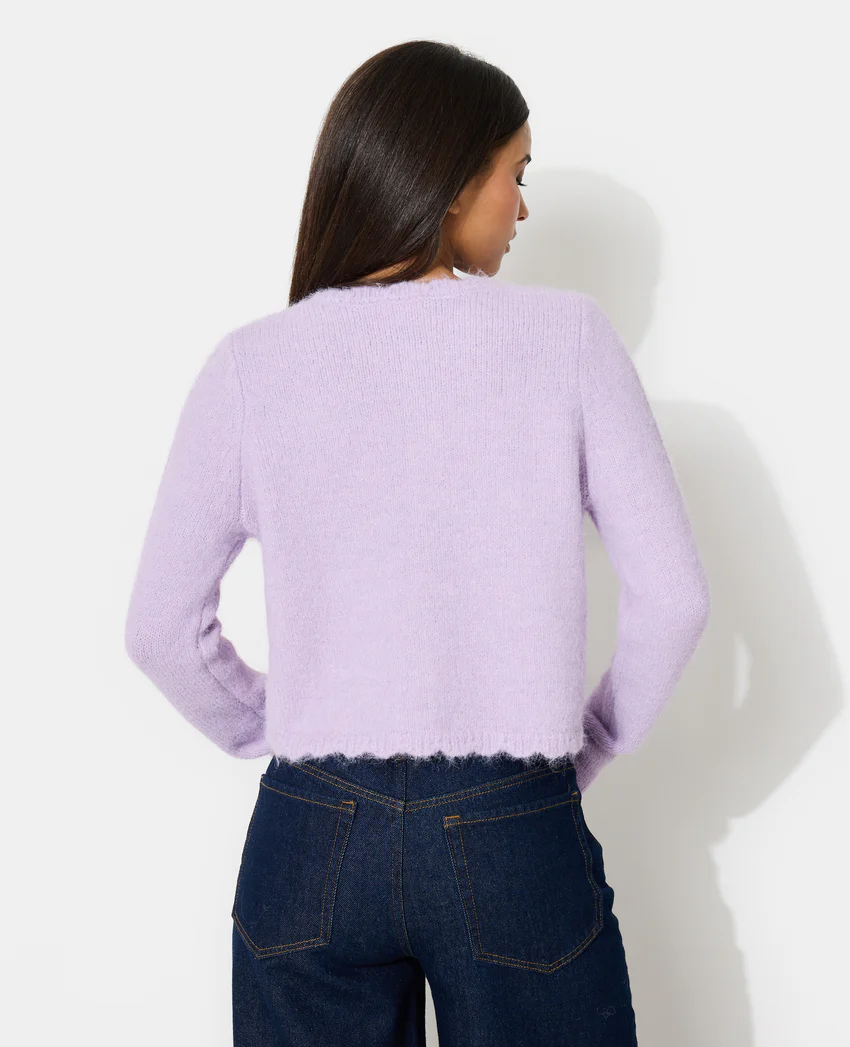 Pimkie Gilet col rond avec boutons bijoux