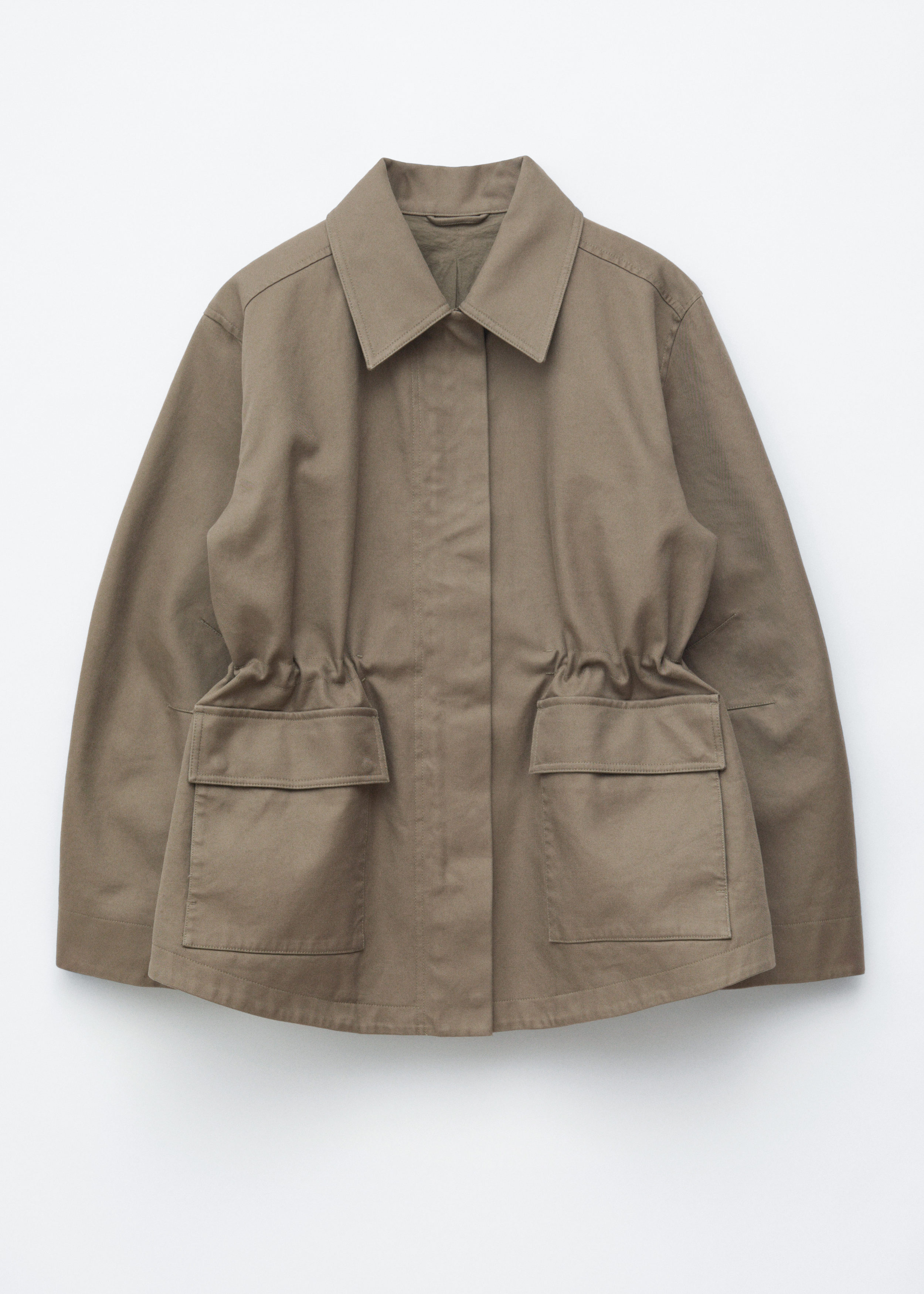 & Other Stories OVERSIZED DRAWSTRING UTILITY JACKET