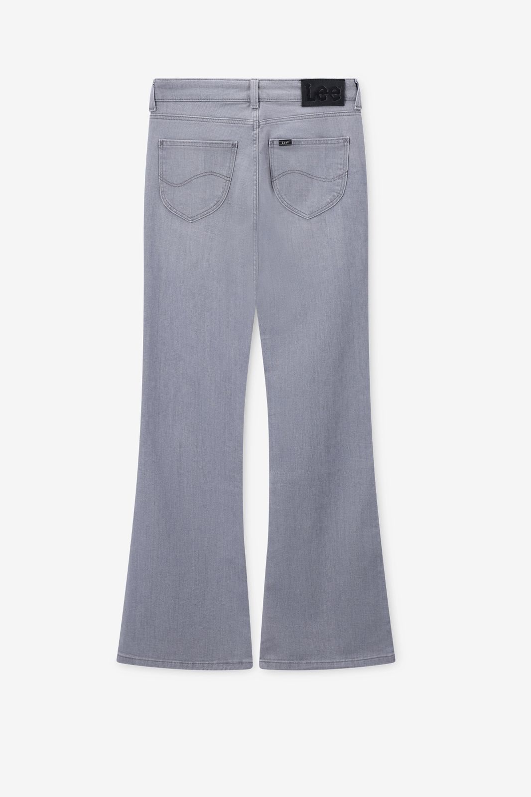 LEE lichtgrijze high waist flared jeans