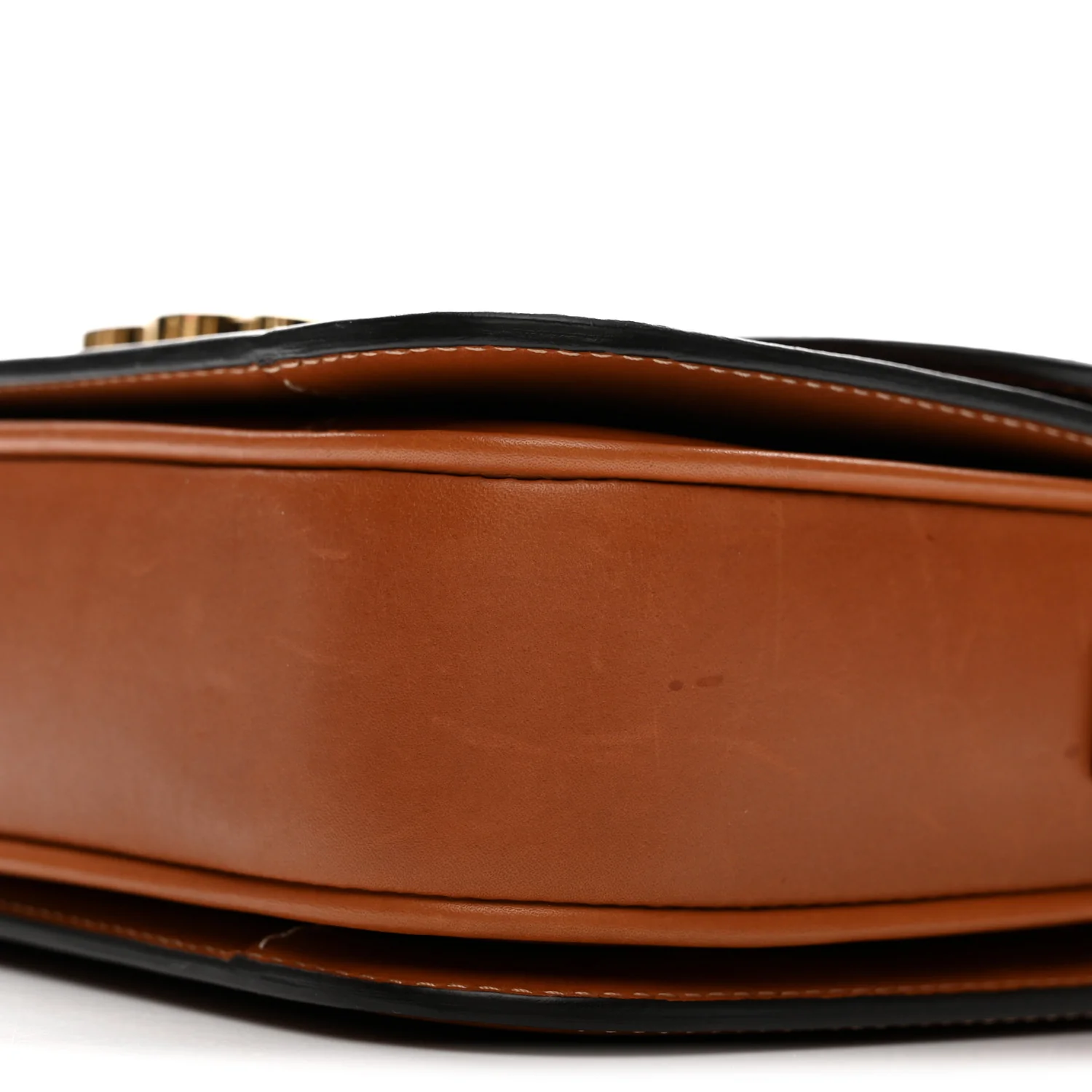 Natural Calfskin Medium Triomphe Tan - Top Club