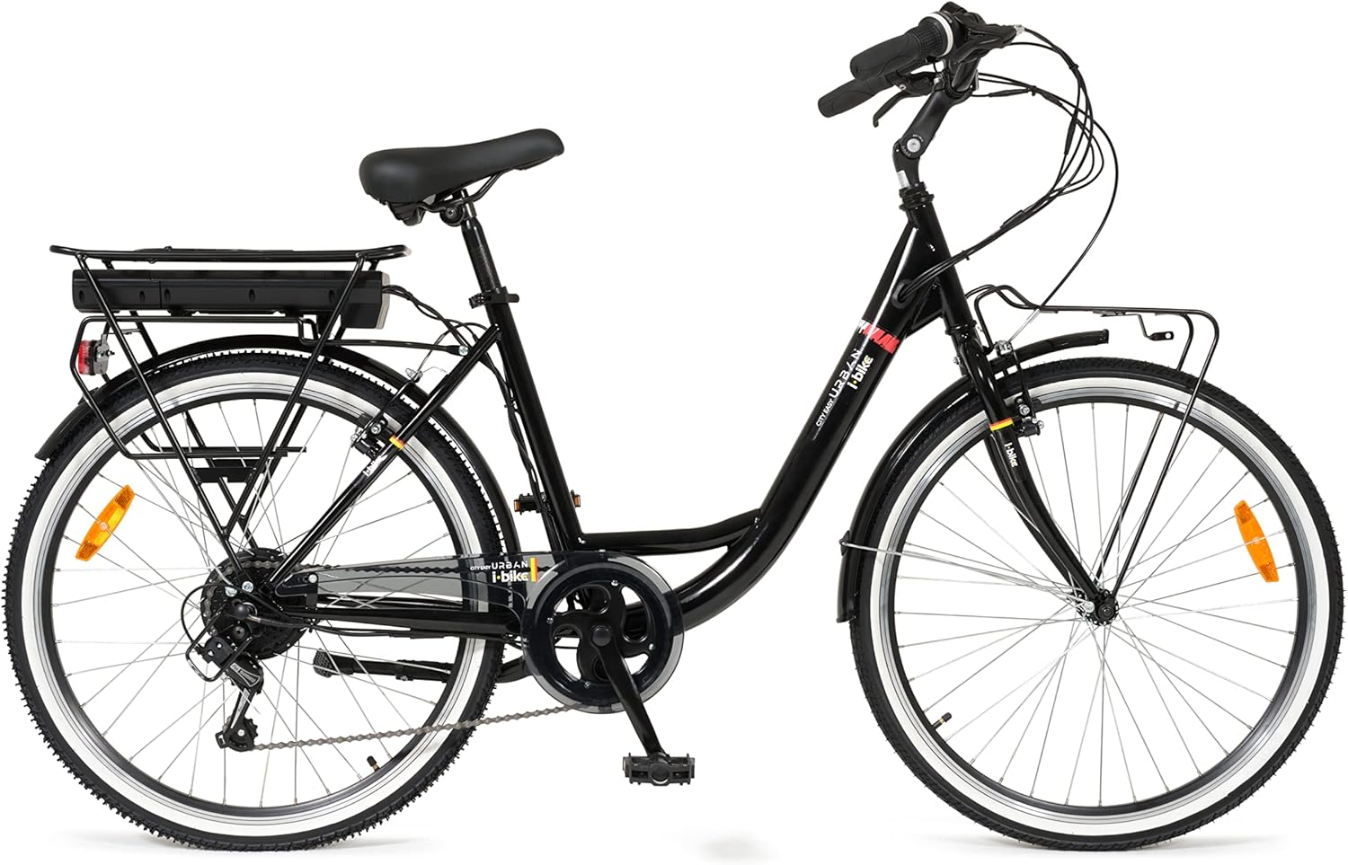 i-Bike, City Easy Urban, Bicicletta Elettrica a Pedalata Assistita, Unisex Adulto, Taglia Unica