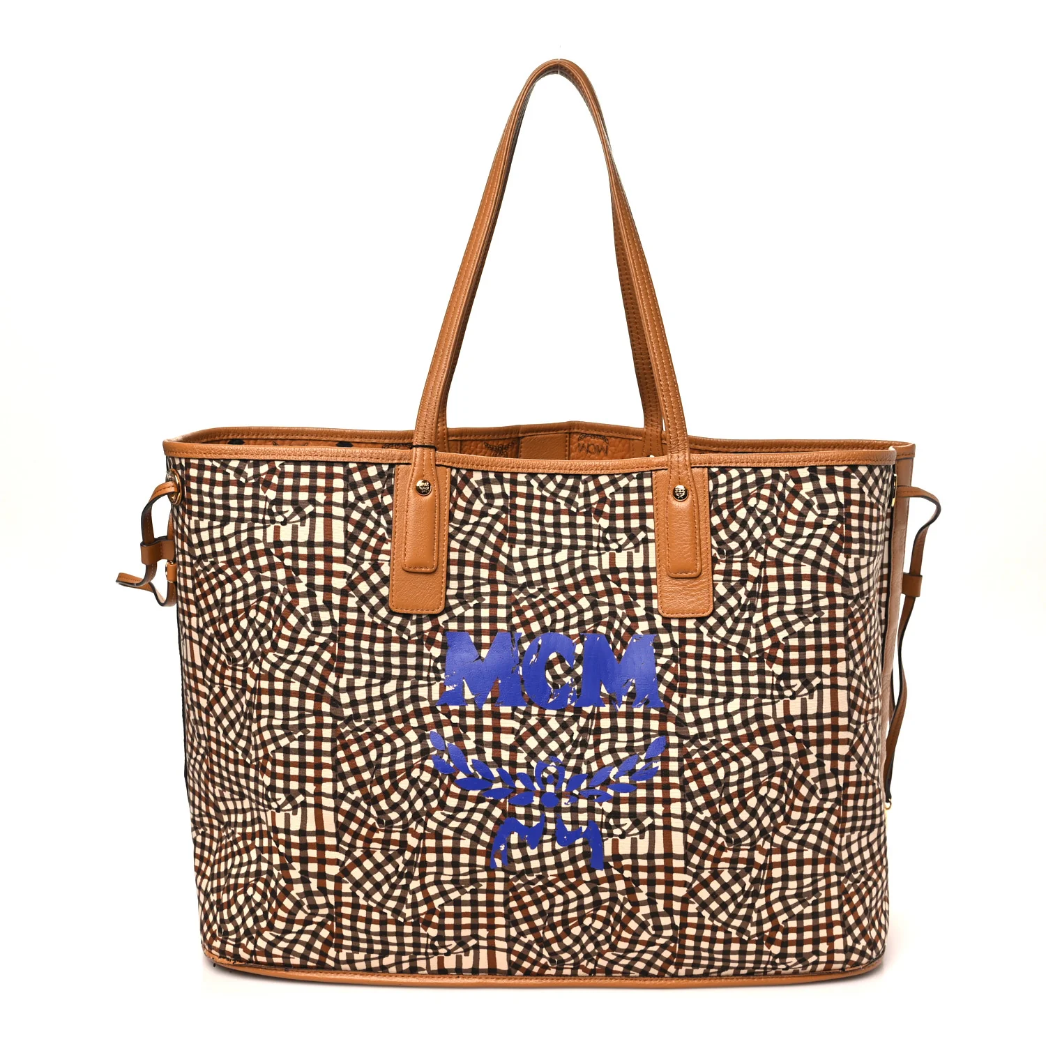 Visetos Large Liz Reversible Shopper Tote Cognac - Top Club