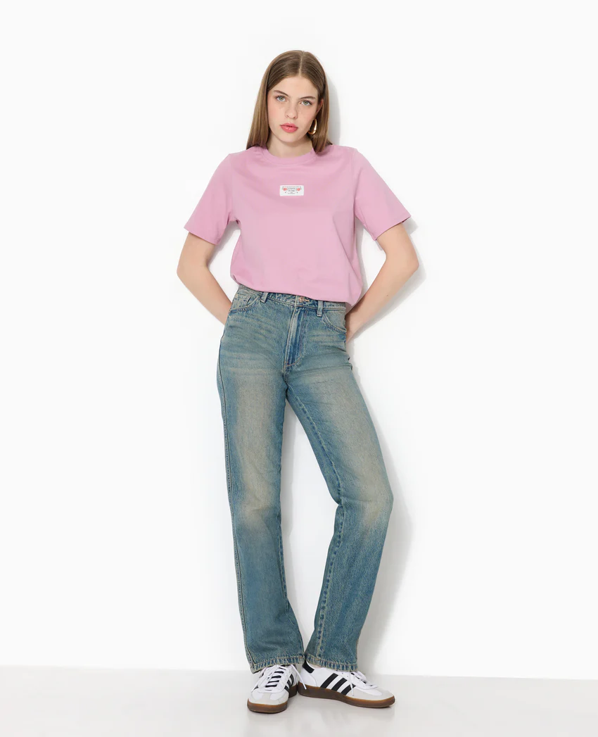 Pimkie T-shirt avec étiquette cousue devant