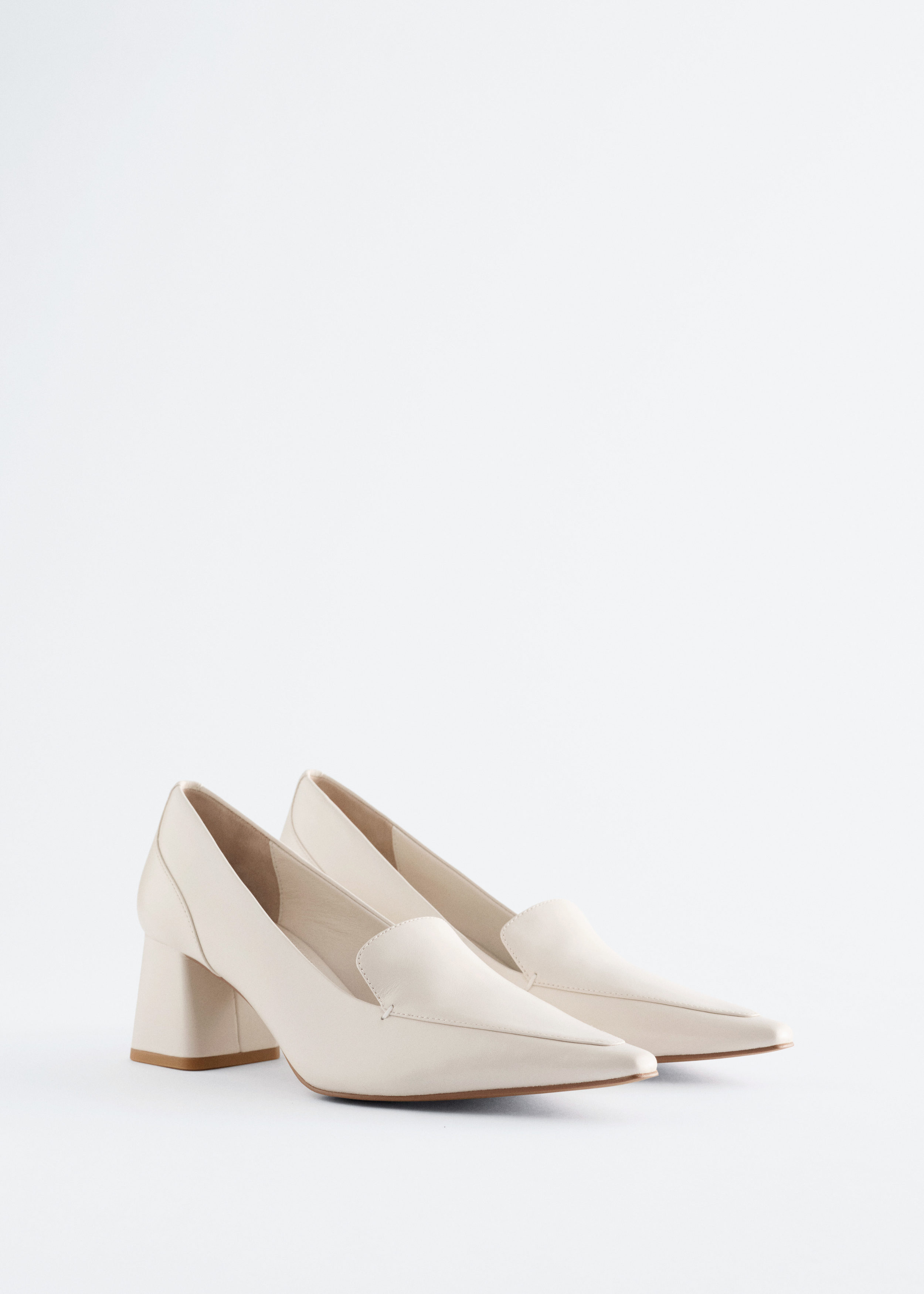 & Other Stories LEATHER LOAFER PUMPS