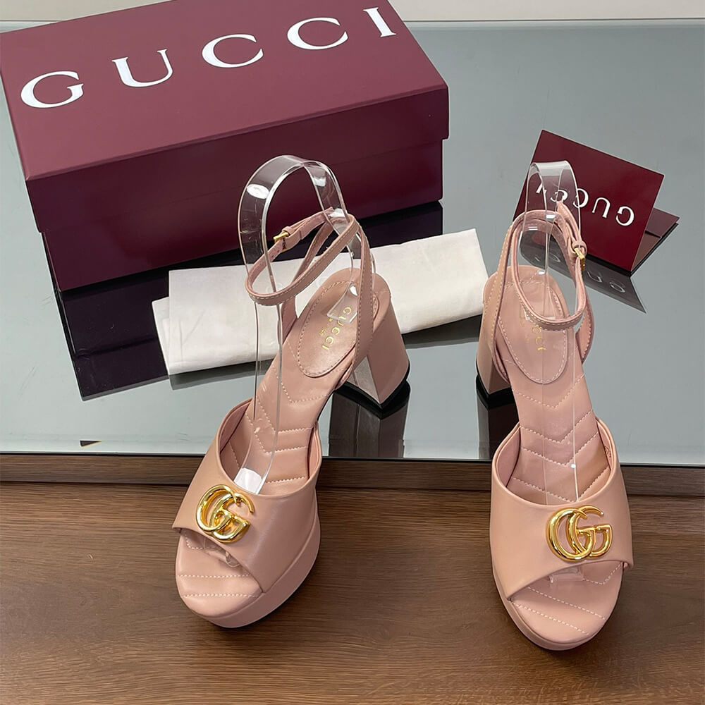 GUCCI Women s platform sandal with Double G - Top Club