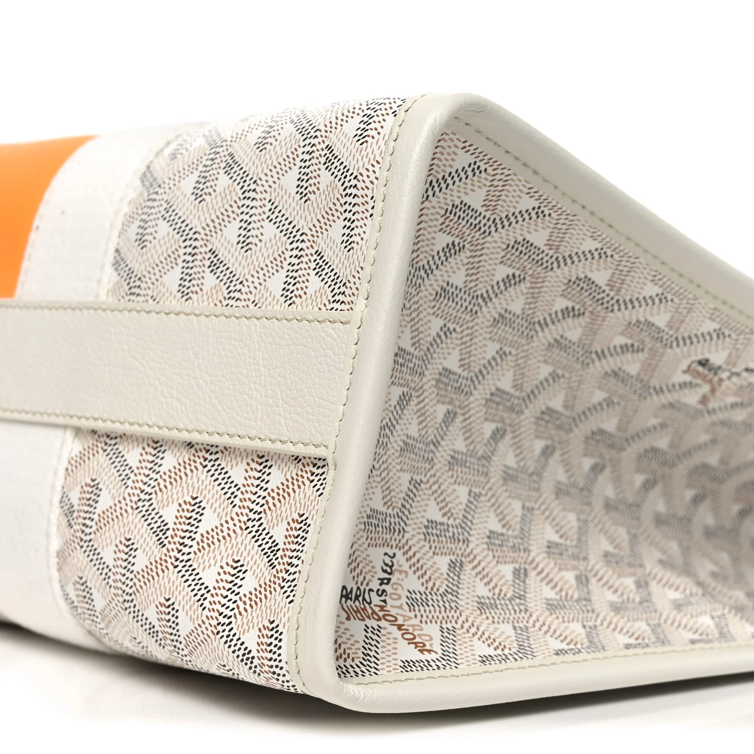 Goyardine Villette Tote White - Top Club