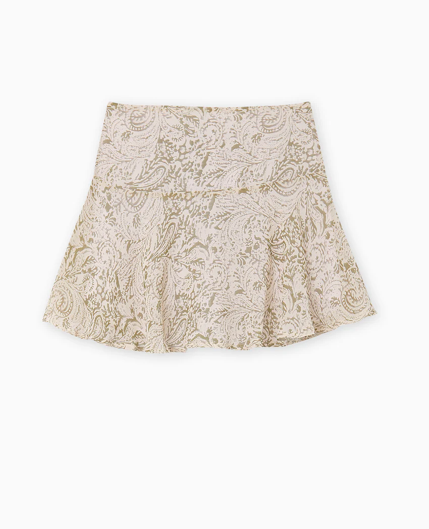 Pimkie Jupe courte motif cachemire