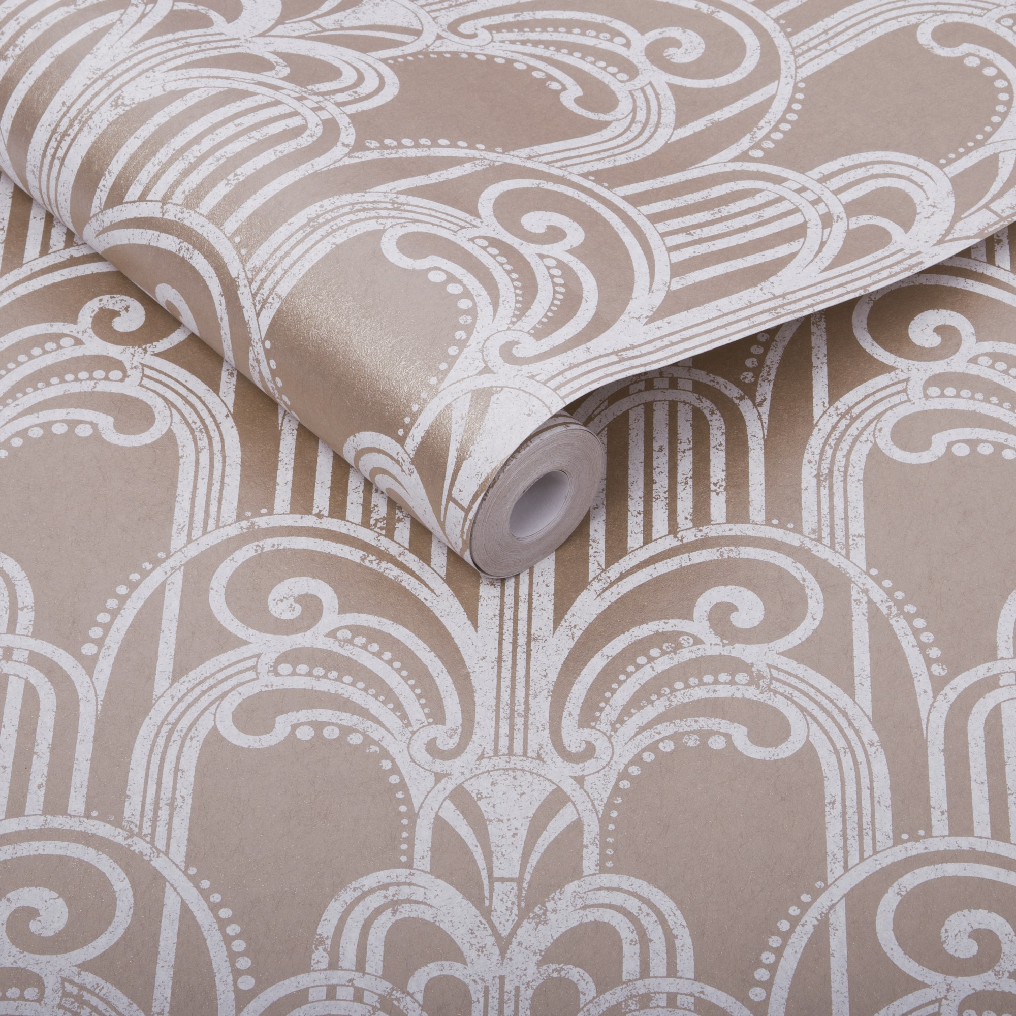 Graham & Brown  vliesbehang  Art Deco Rose Gold Graham & Brown  vliesbehang  Art Deco Rose Gold