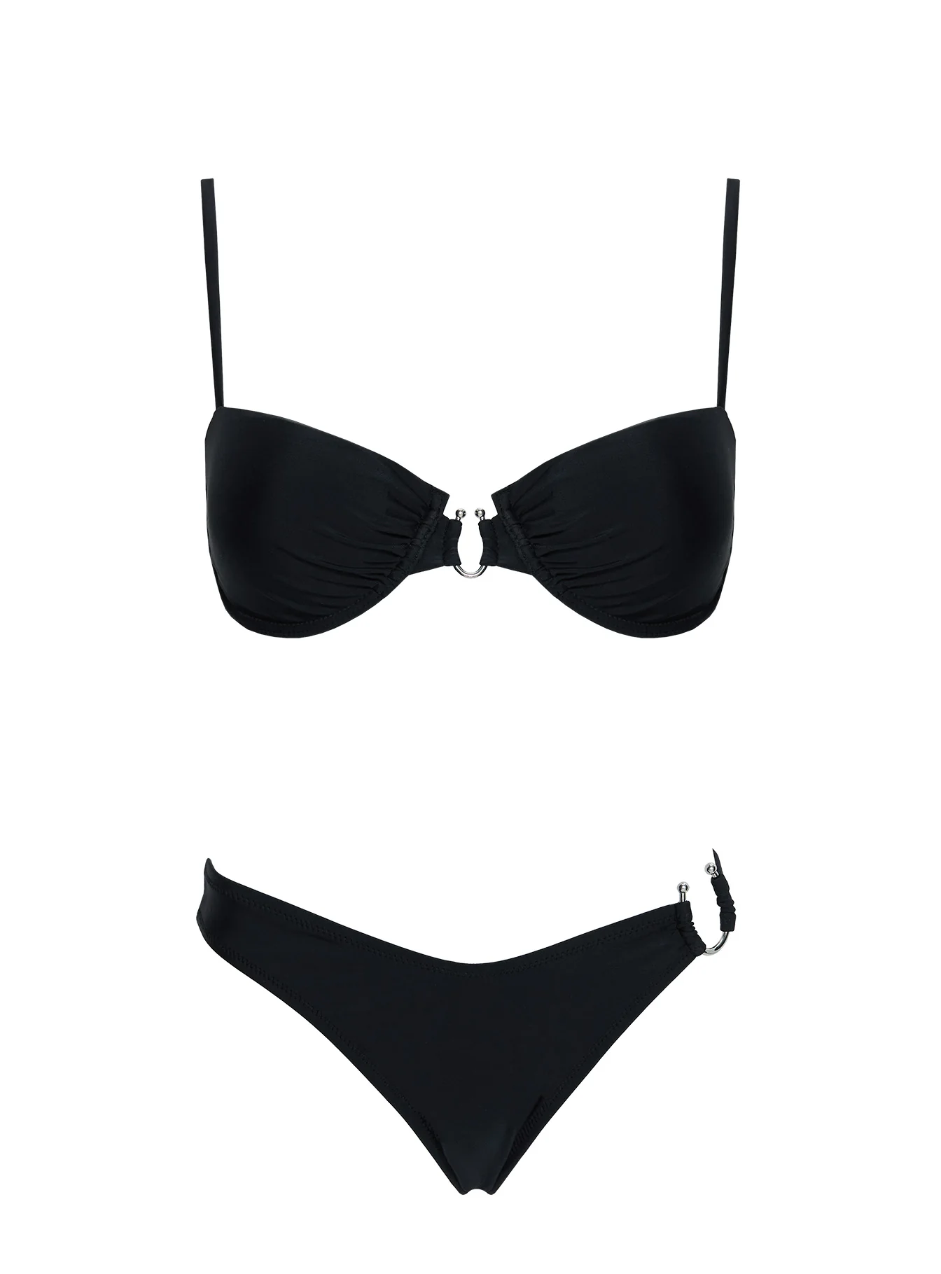 Alexea Underwire Bikini Top Black
