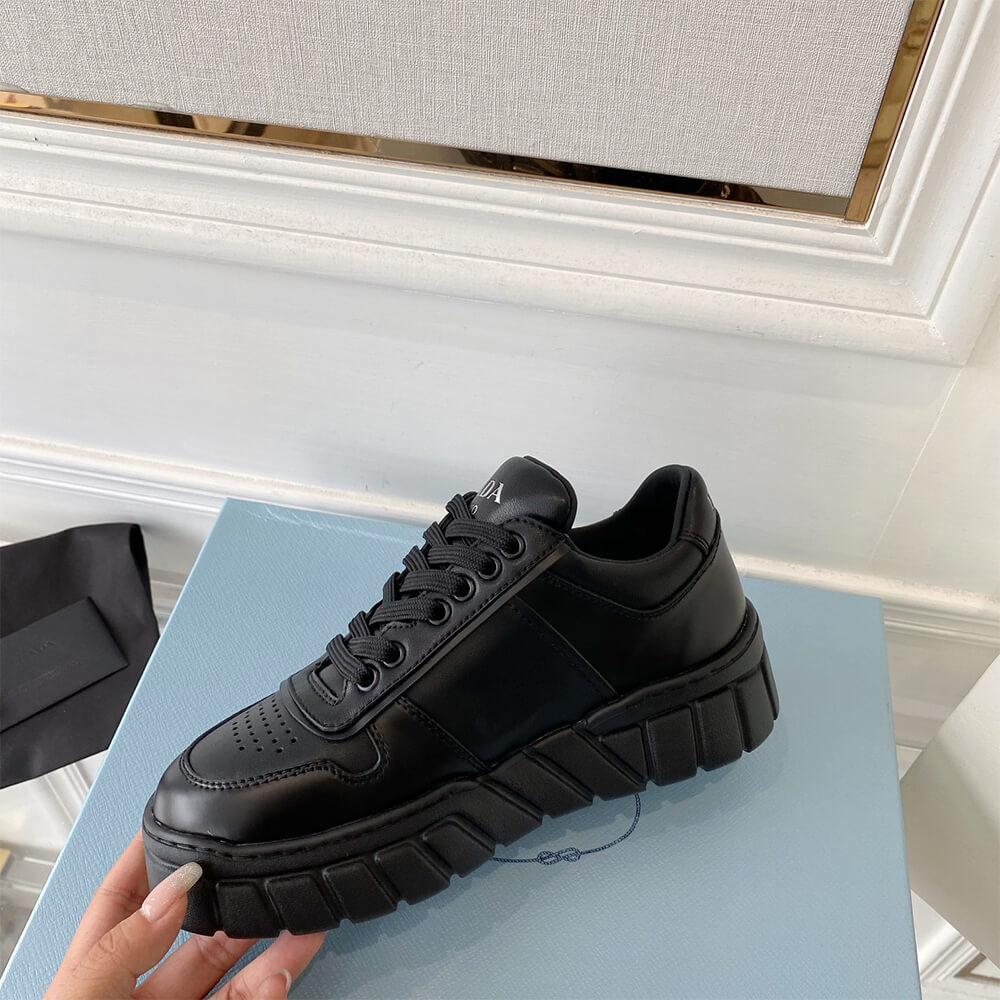 Prada Leather Sneakers - Top Club