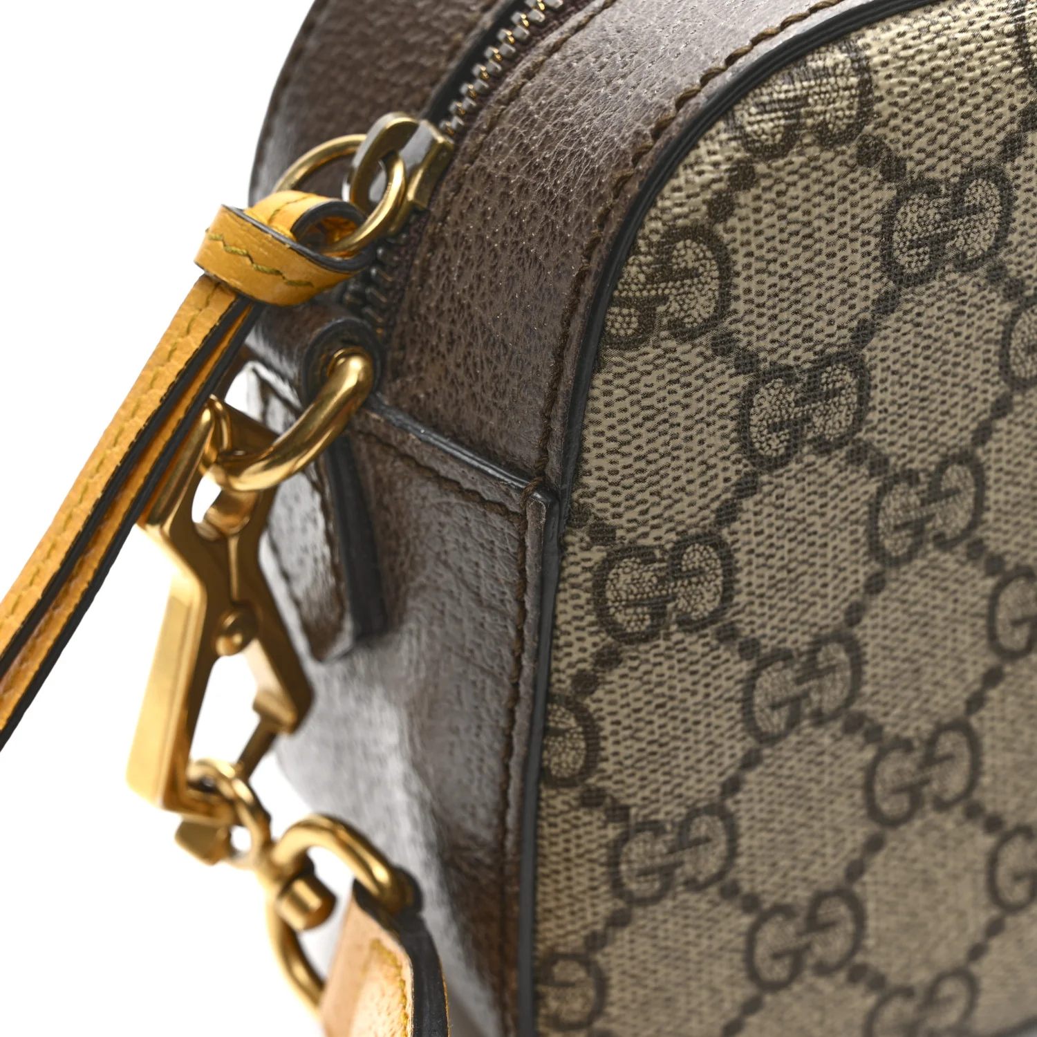 GG Supreme Monogram Web Neo Vintage Shoulder Bag Beige New Acero Crop - Top Club