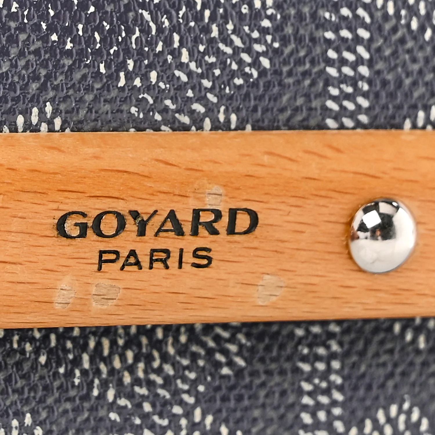 Goyardine Monte Carlo Bois Clutch With Strap Gray - Top Club