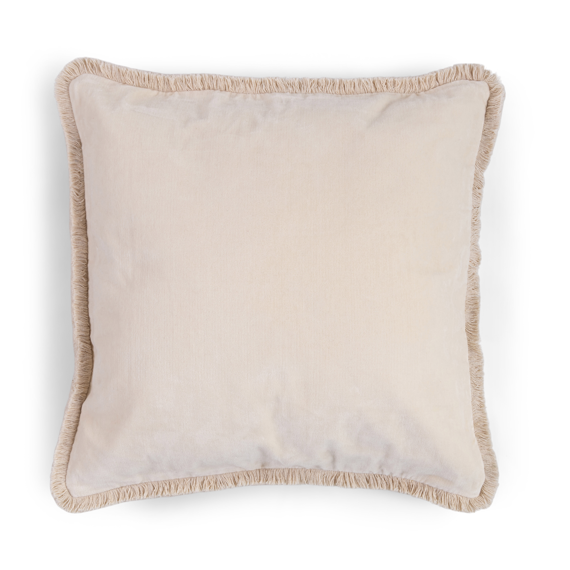 Sierkussen Velvet 45x45 cm ivory