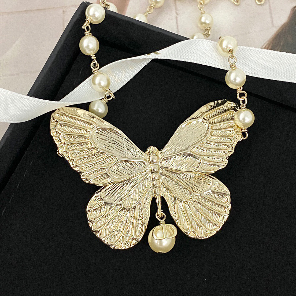 DIOR PEARL NECKLACE - Top Club