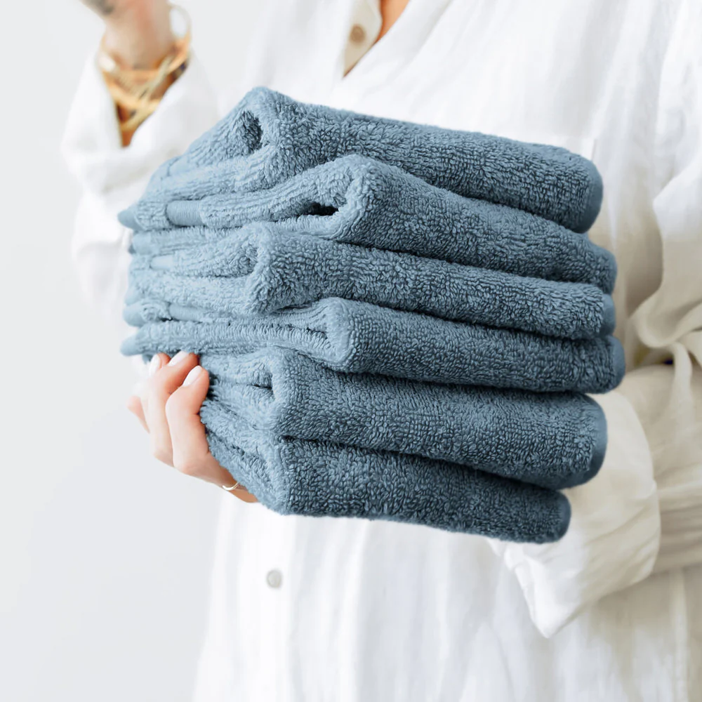Ultra Soft 100% Cotton 6-Piece Washcloth Set