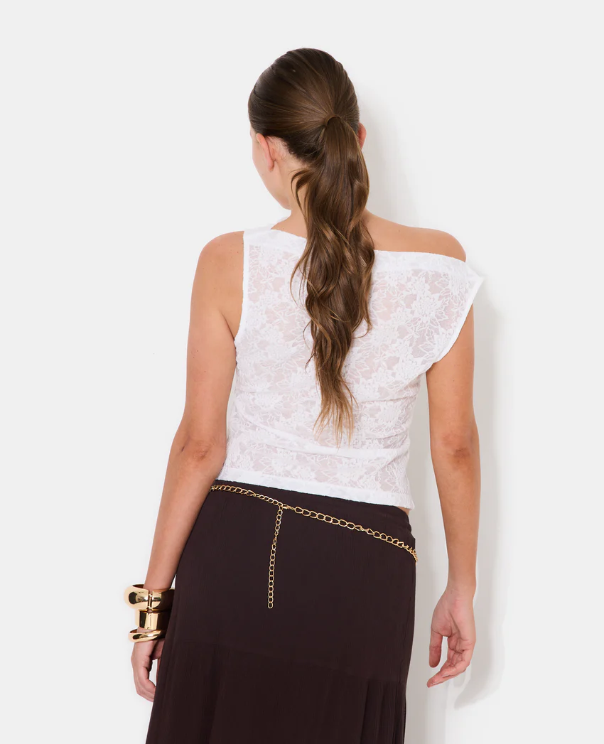 Pimkie Top sans manches effet jacquard motif fleurs