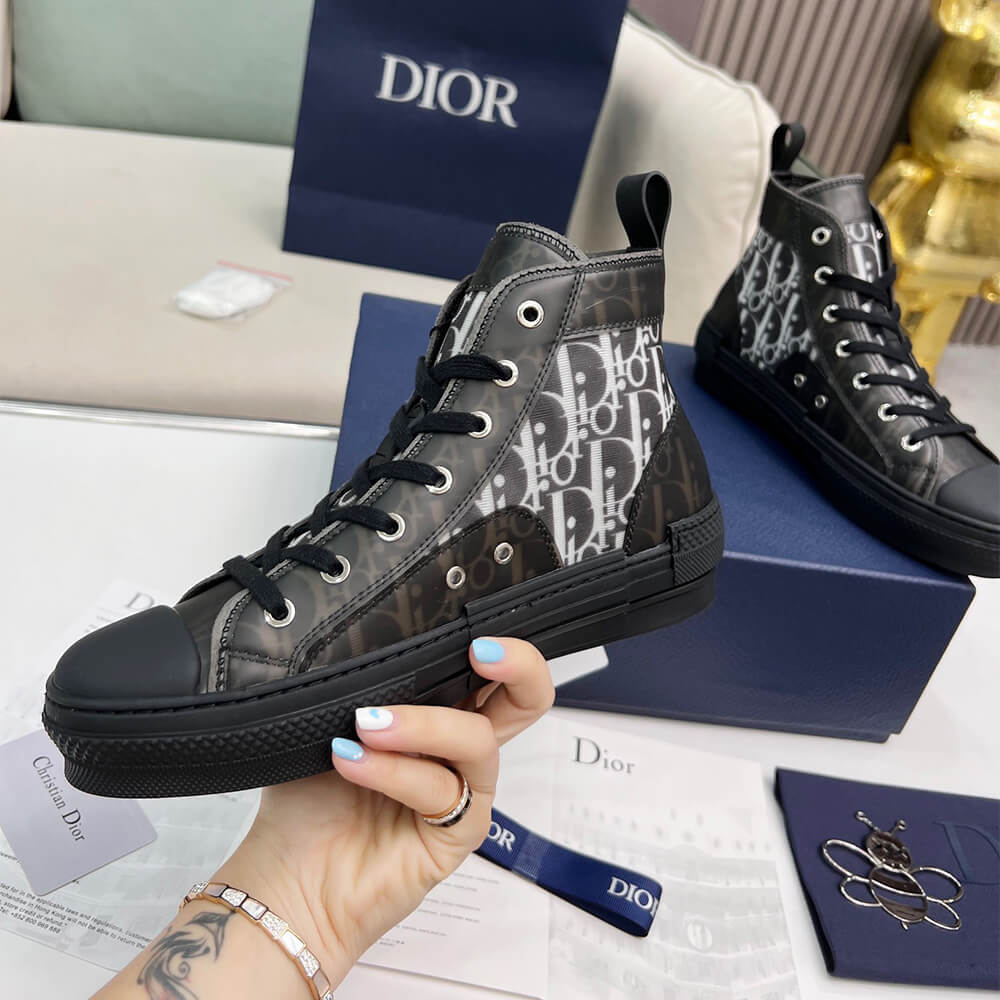 DIOR B23 High-Top Sneakers Dior Oblique - Top Club