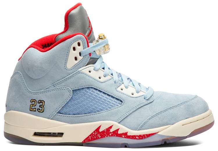 Trophy Room x Air Jordan 5 Retro  Ice Blue  CI1899-400 - Sneaker Replica Workshop