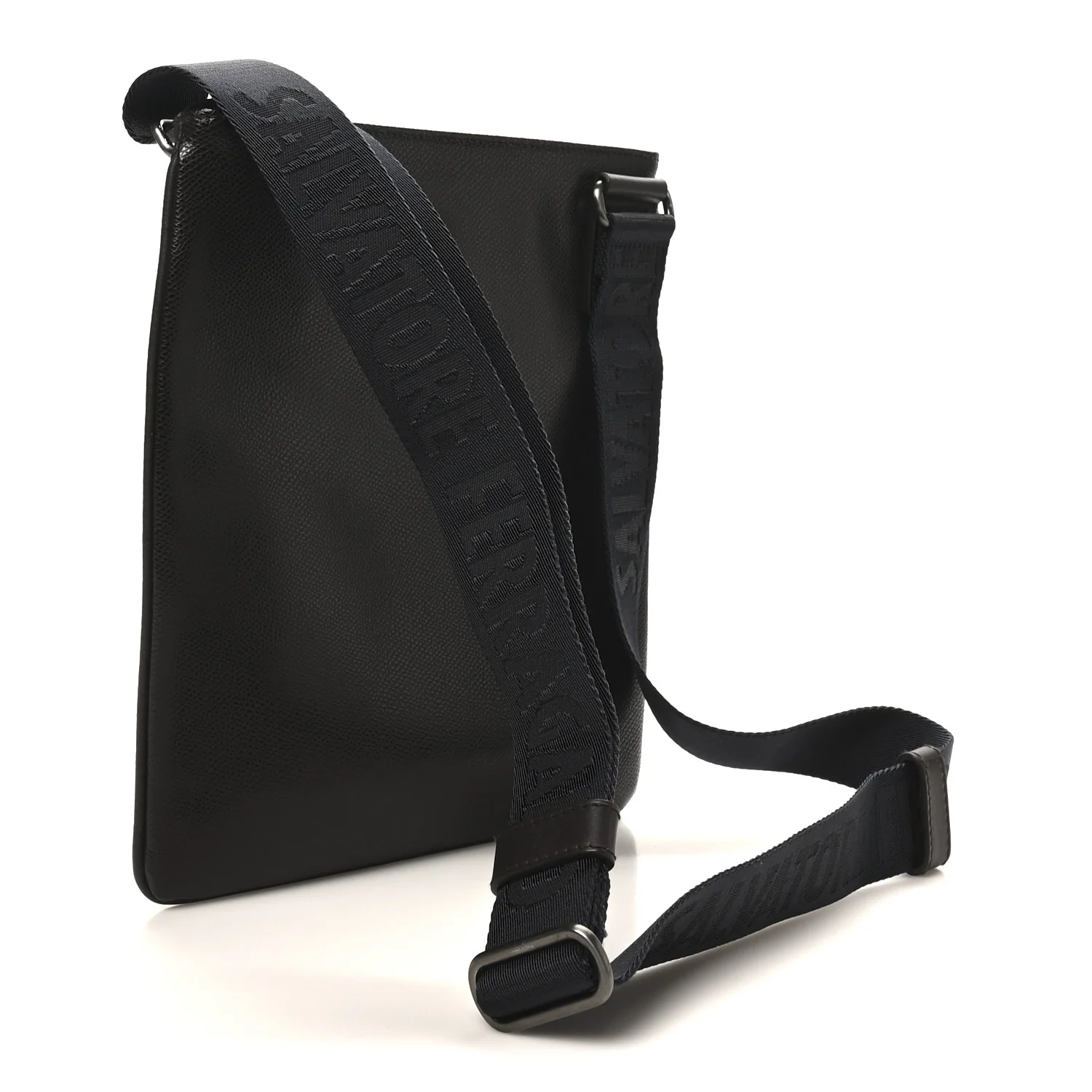 Stamped Calfskin Crossbody Bag Brown - Top Club