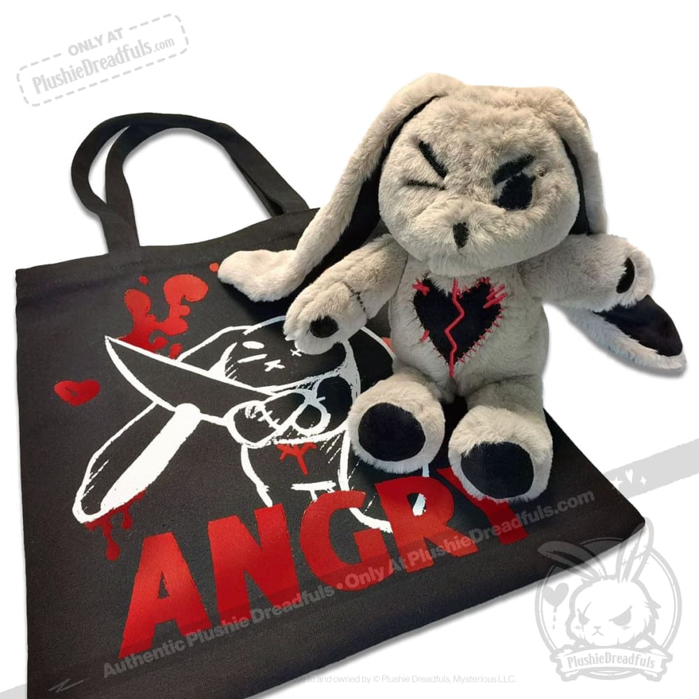 Plushie Dreadfuls -  Angry Rabbit - Plush Stuffed Animal