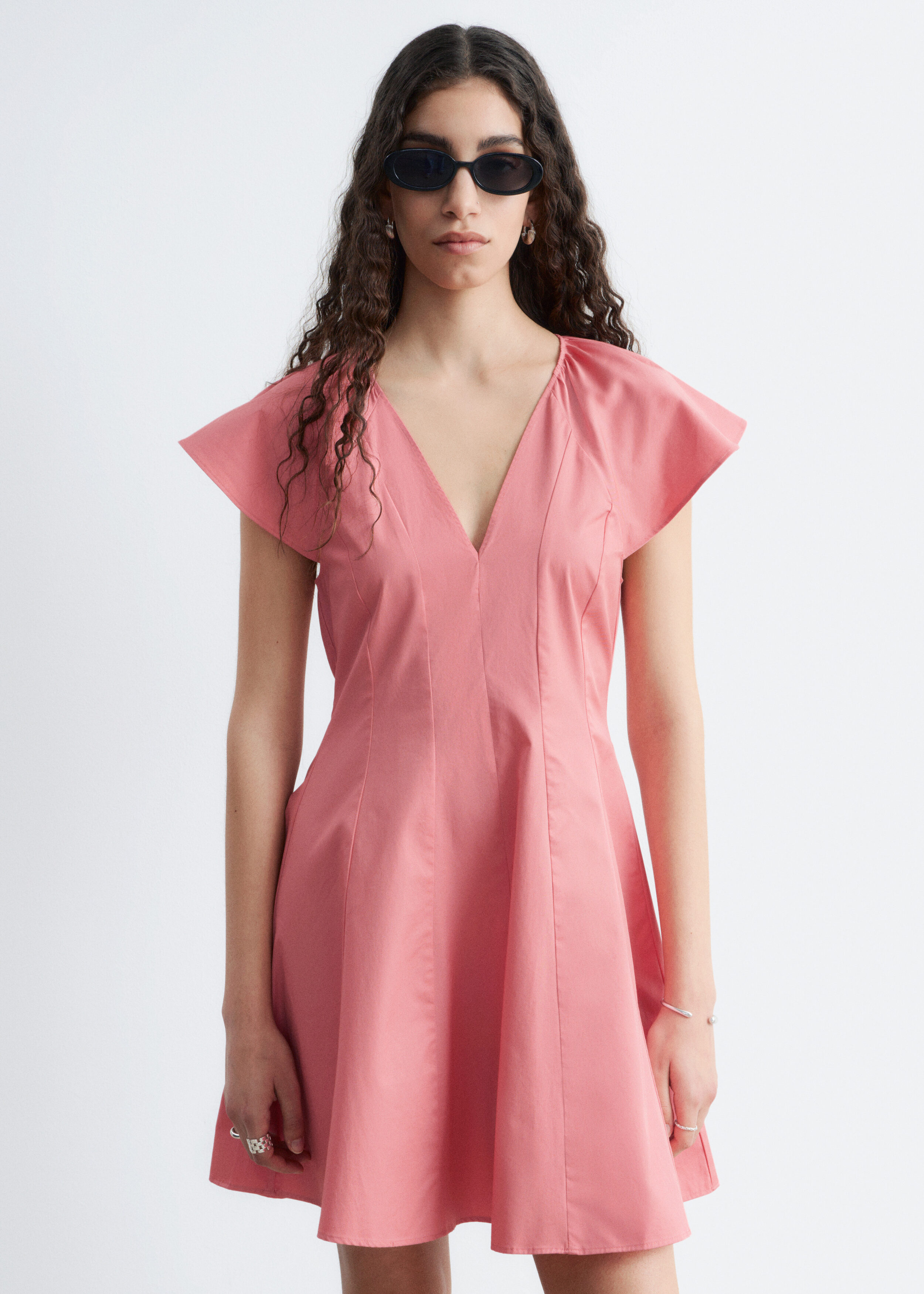 & Other Stories FLARED MINI DRESS