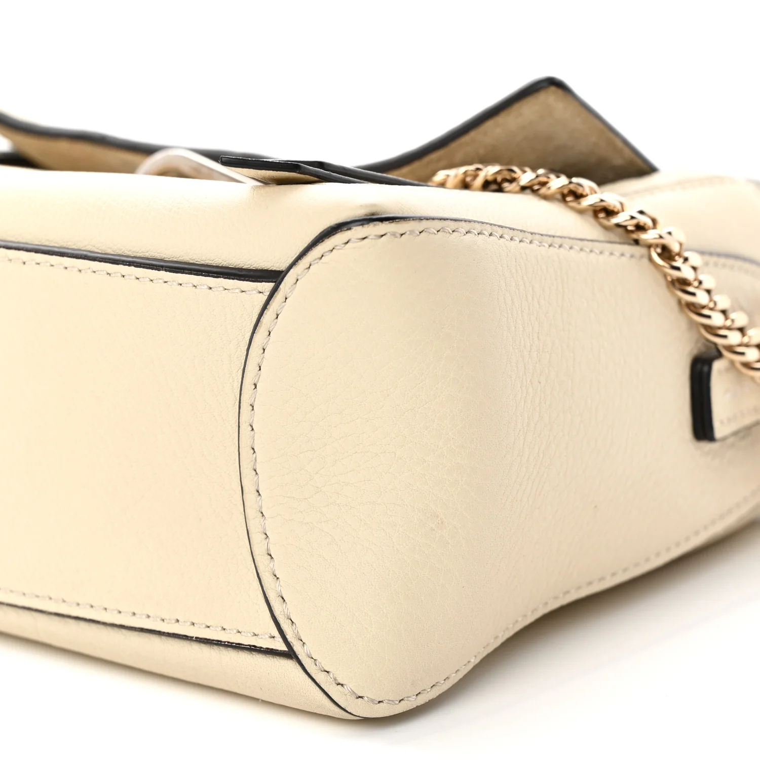 Calfskin Mini Faye Day Shoulder Bag Off White - Top Club