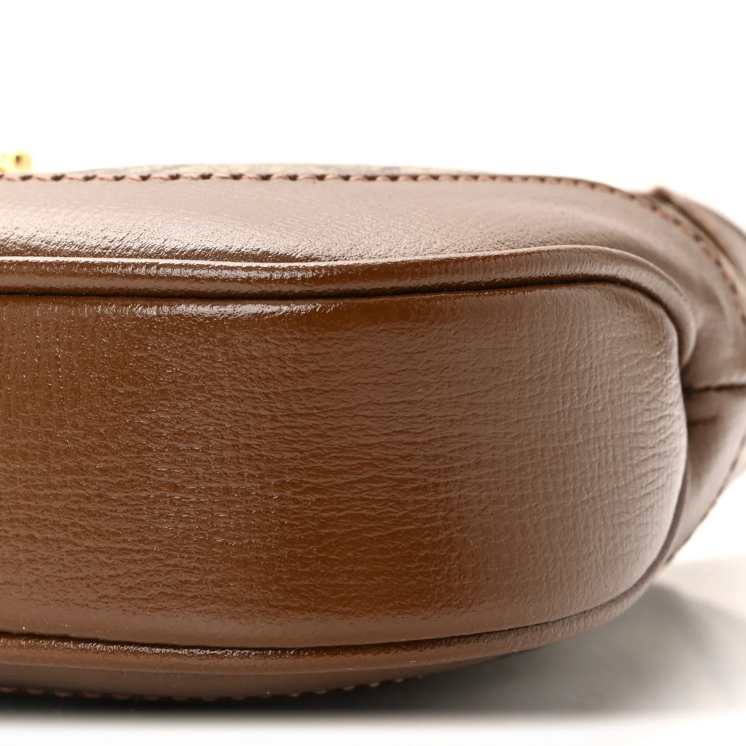 GG Supreme Monogram Azalea Calfskin Web Mini Jackie 1961 Hobo Beige Ebony Brown Sugar - Top Club