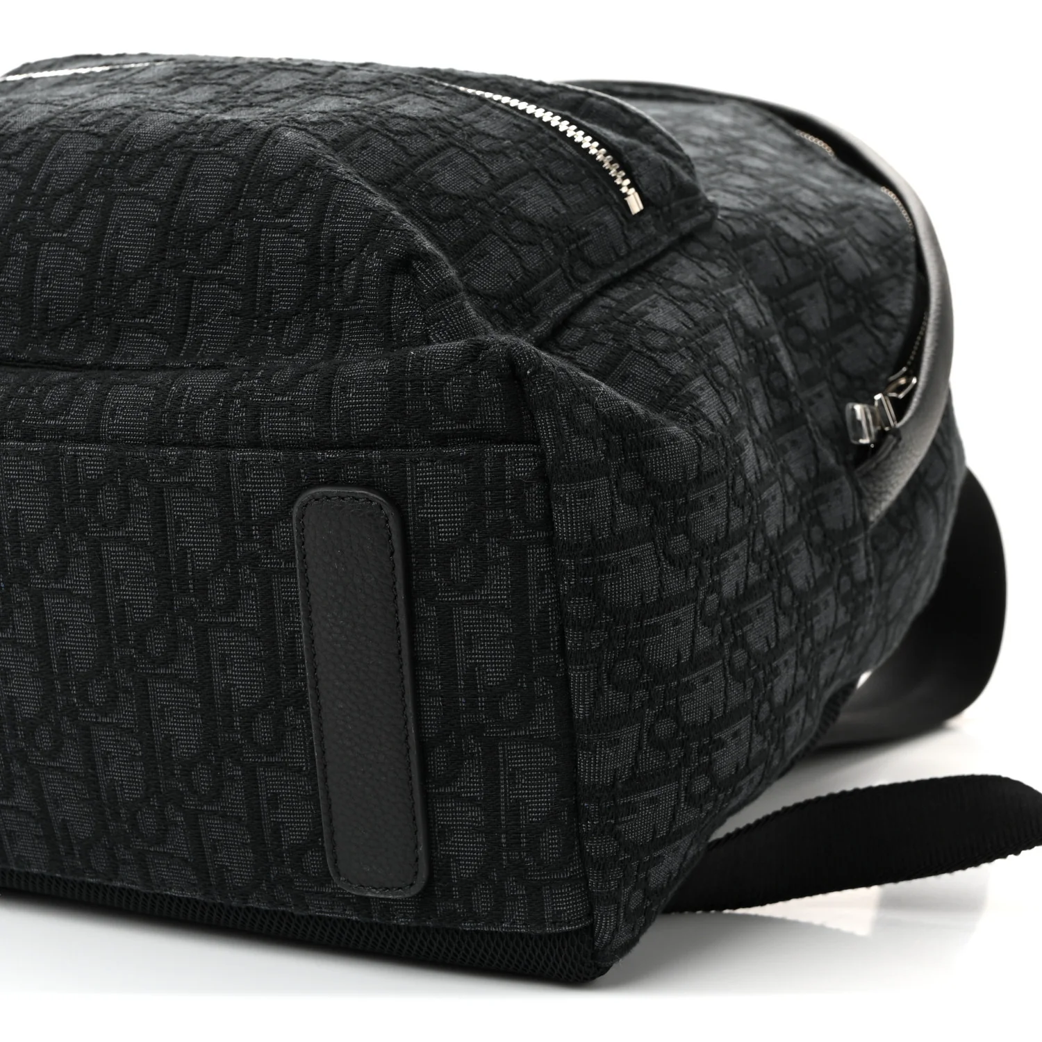 Oblique Calfskin Rider Backpack Black - Top Club