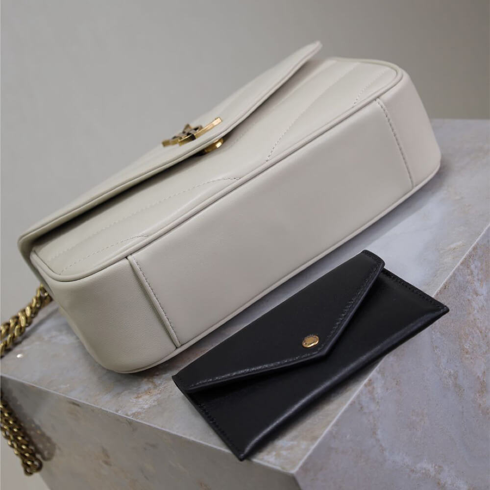 YSL LOULOU small in MATELASSE lambskin - Top Club