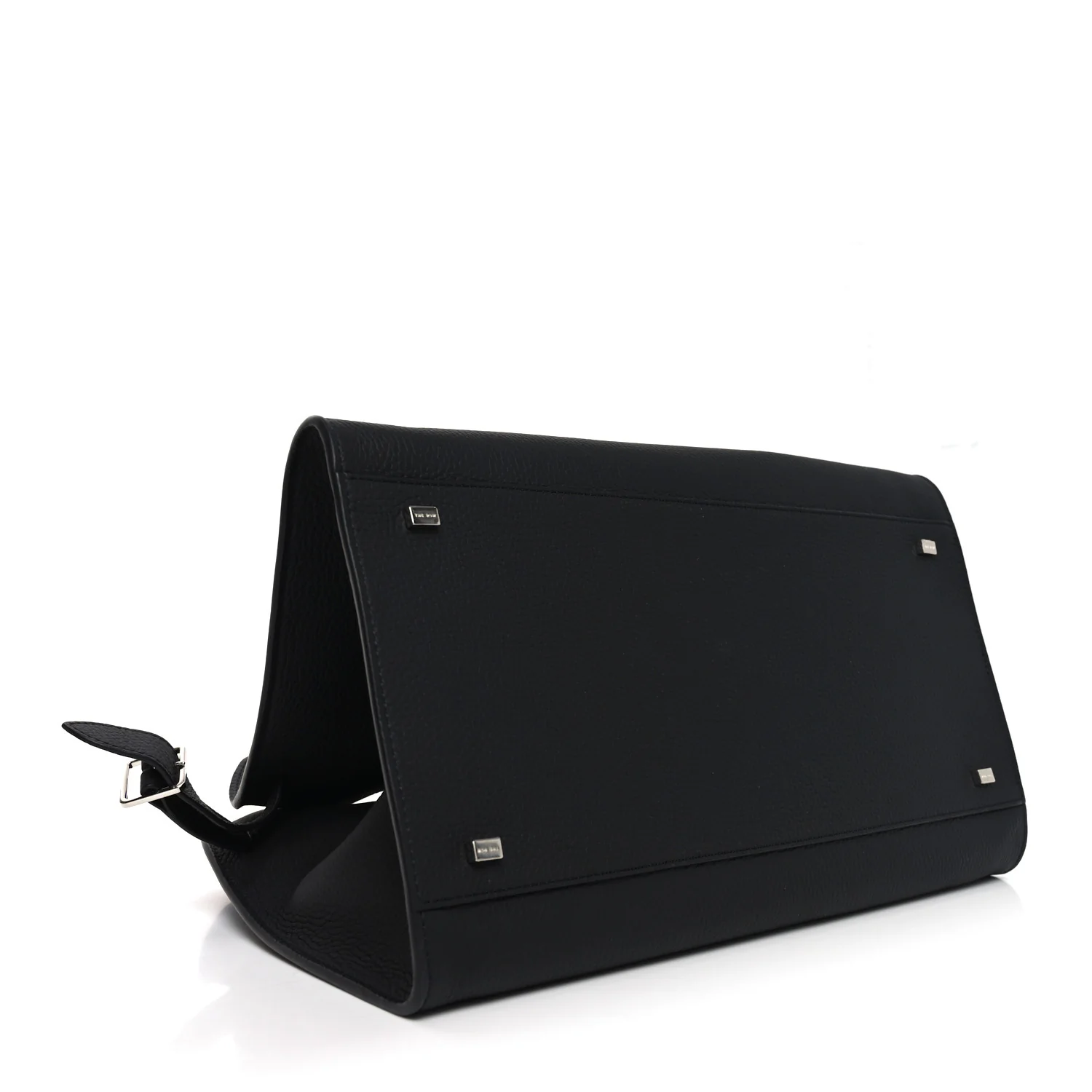 Matte Grained Calfskin Soft Margaux 15 Black - Top Club