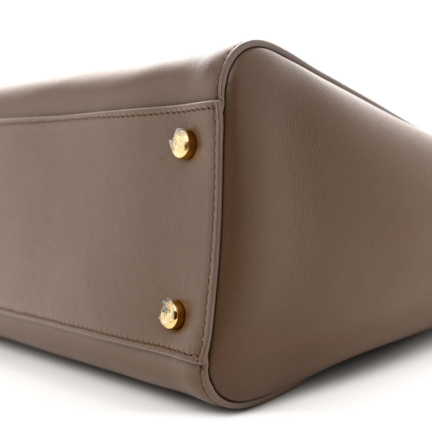Calfskin Archetype Small Shopping Tote Brown - Top Club