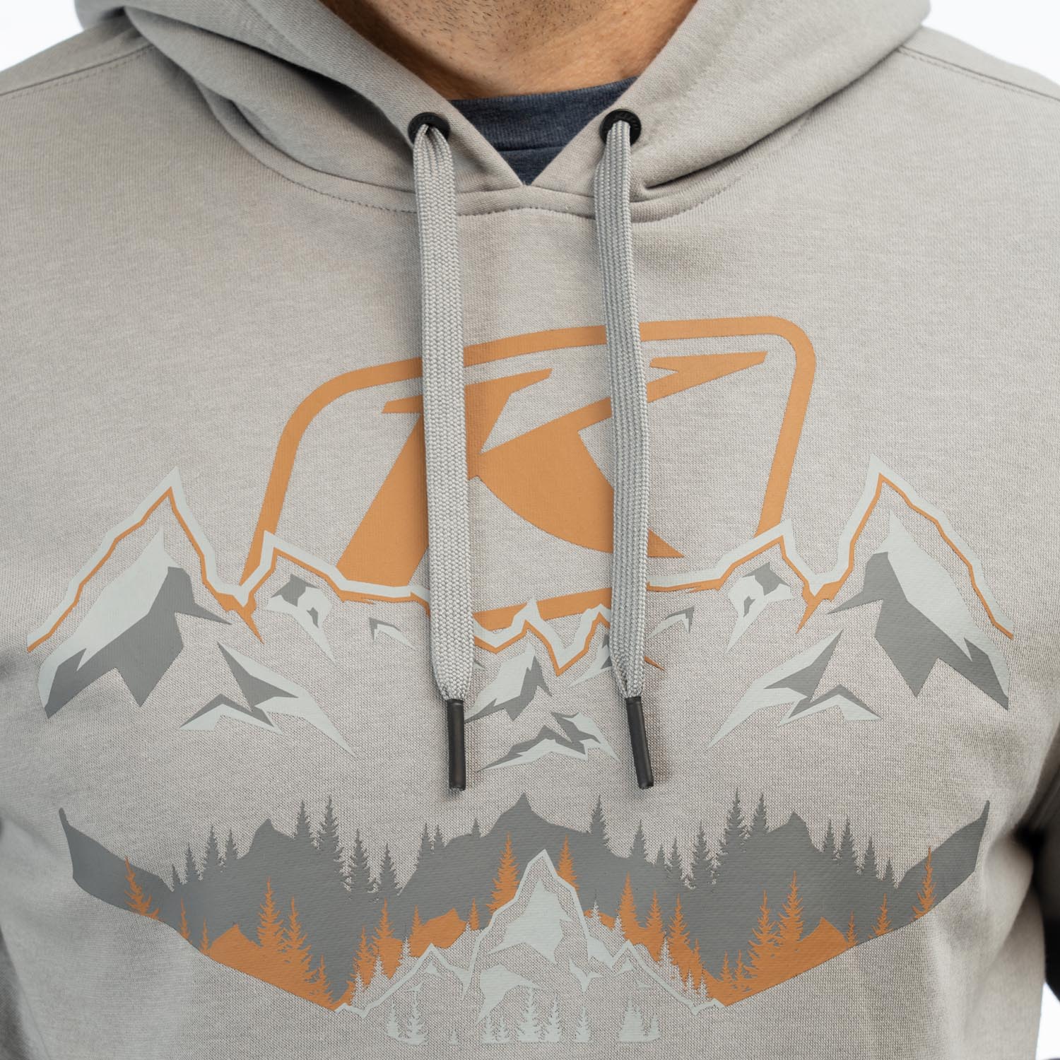 Lace side pullover hoodie