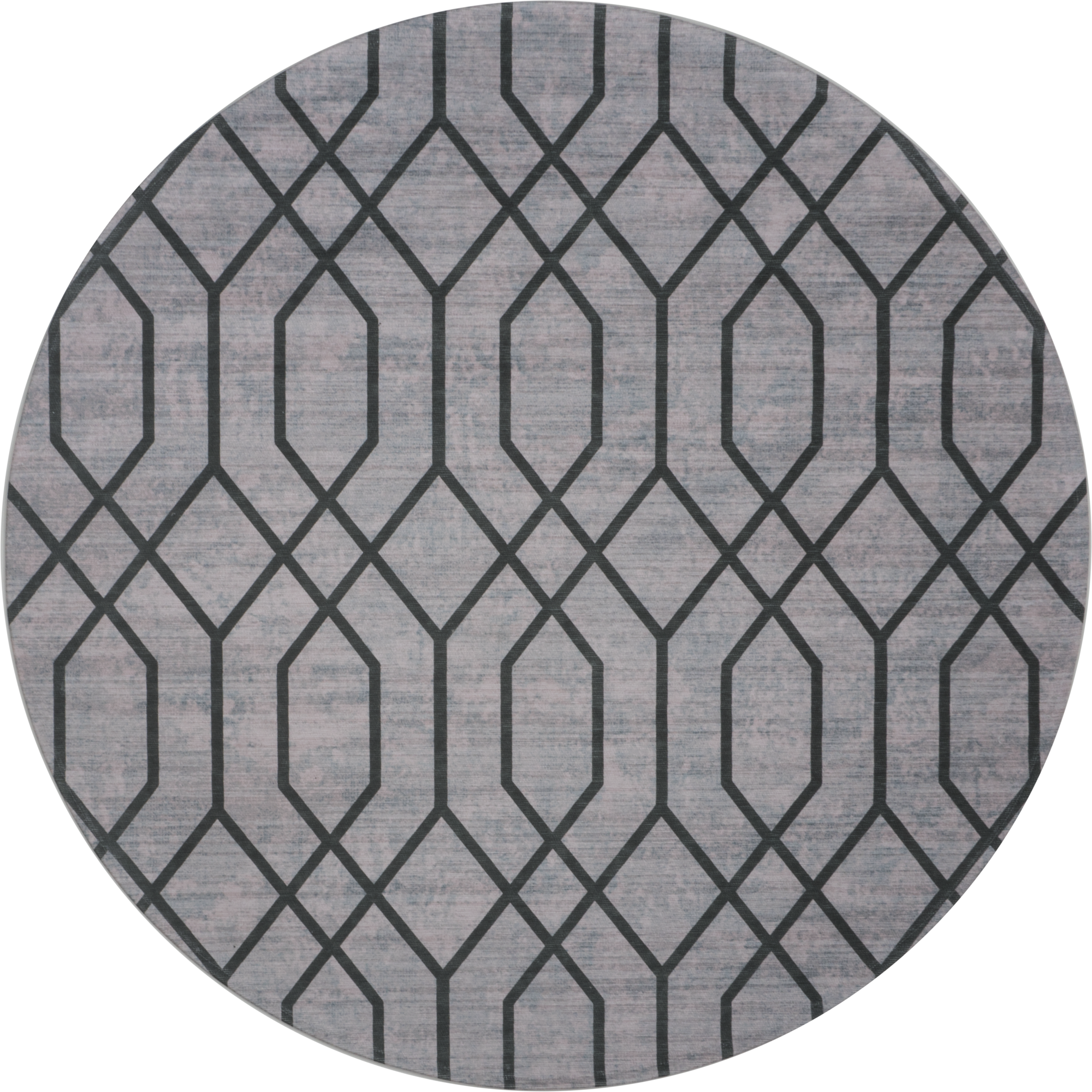 Vloerkleed Pattern Groen Rond ø120 cm