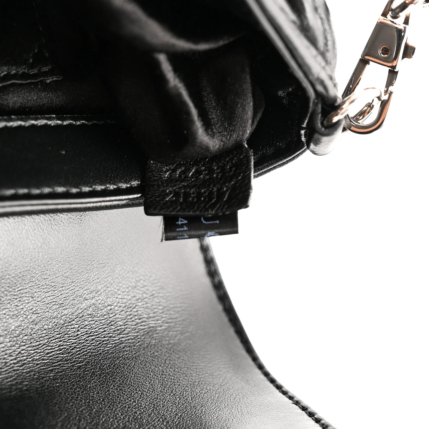 Nappa Vertical Matelasse Small Maxi Horsebit Chain Shoulder Bag Black - Top Club