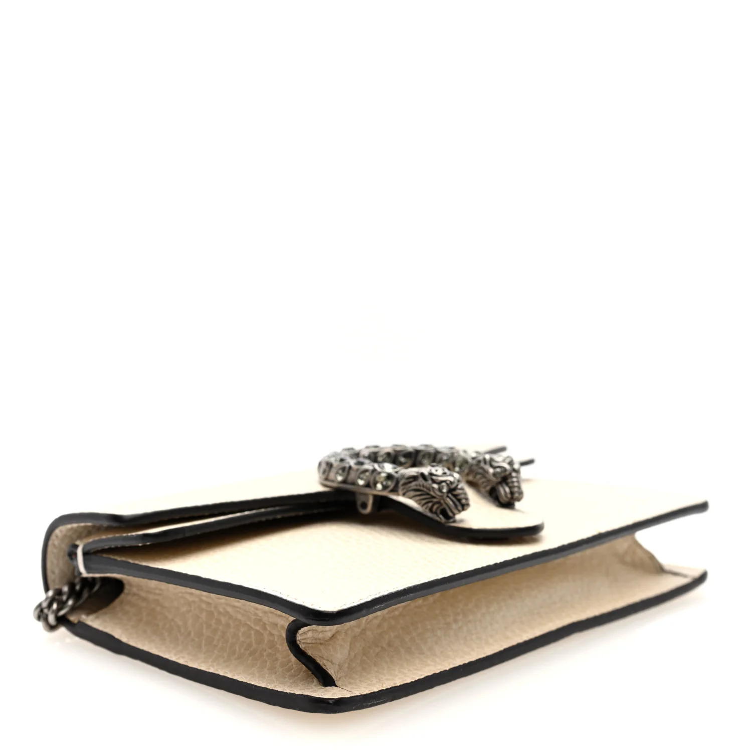 Dollar Calfskin Crystal Super Mini Dionysus Shoulder Bag Mystic White Black Diamond - Top Club