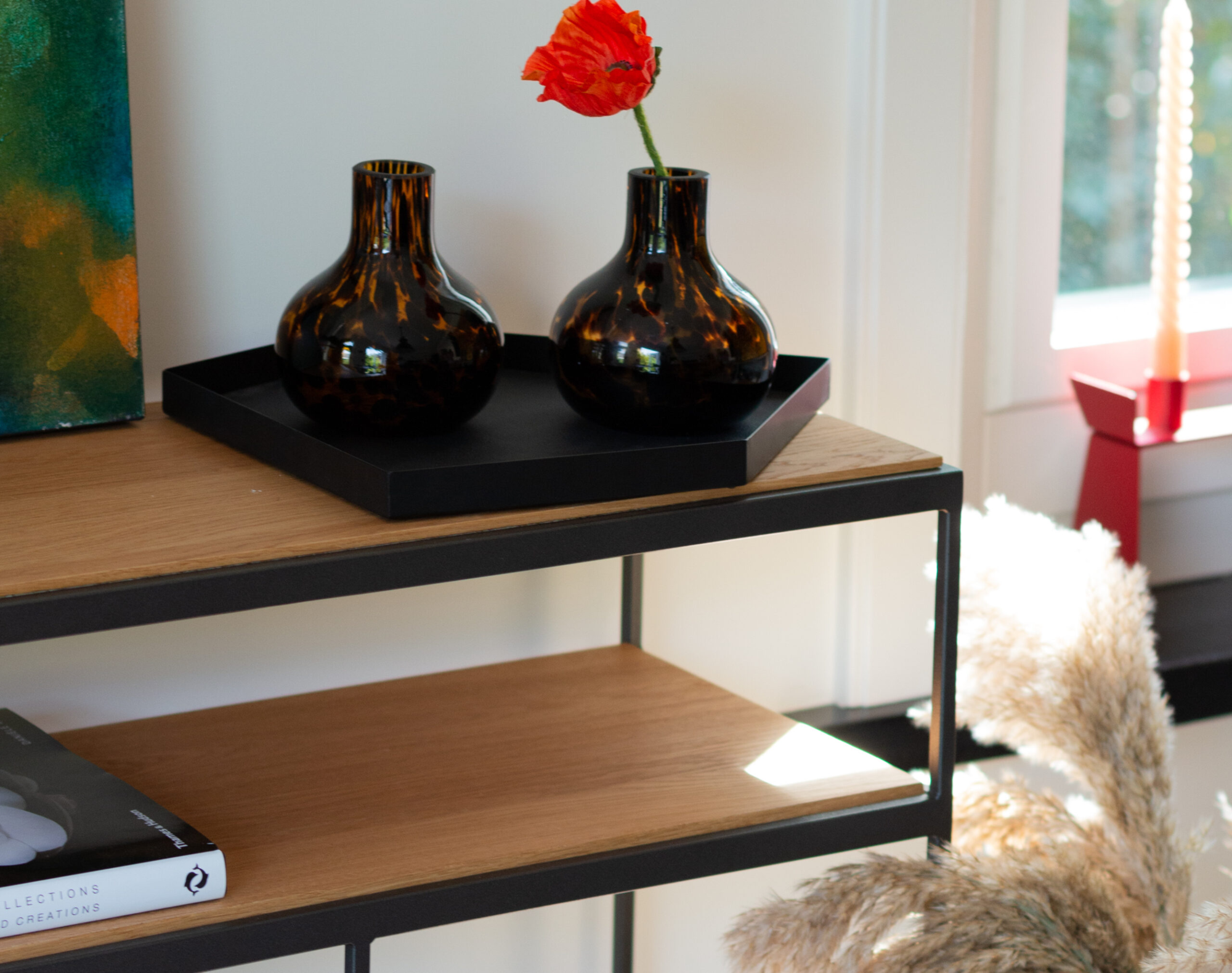 They & Me sidetable Basso - TM404 Marron onderstel