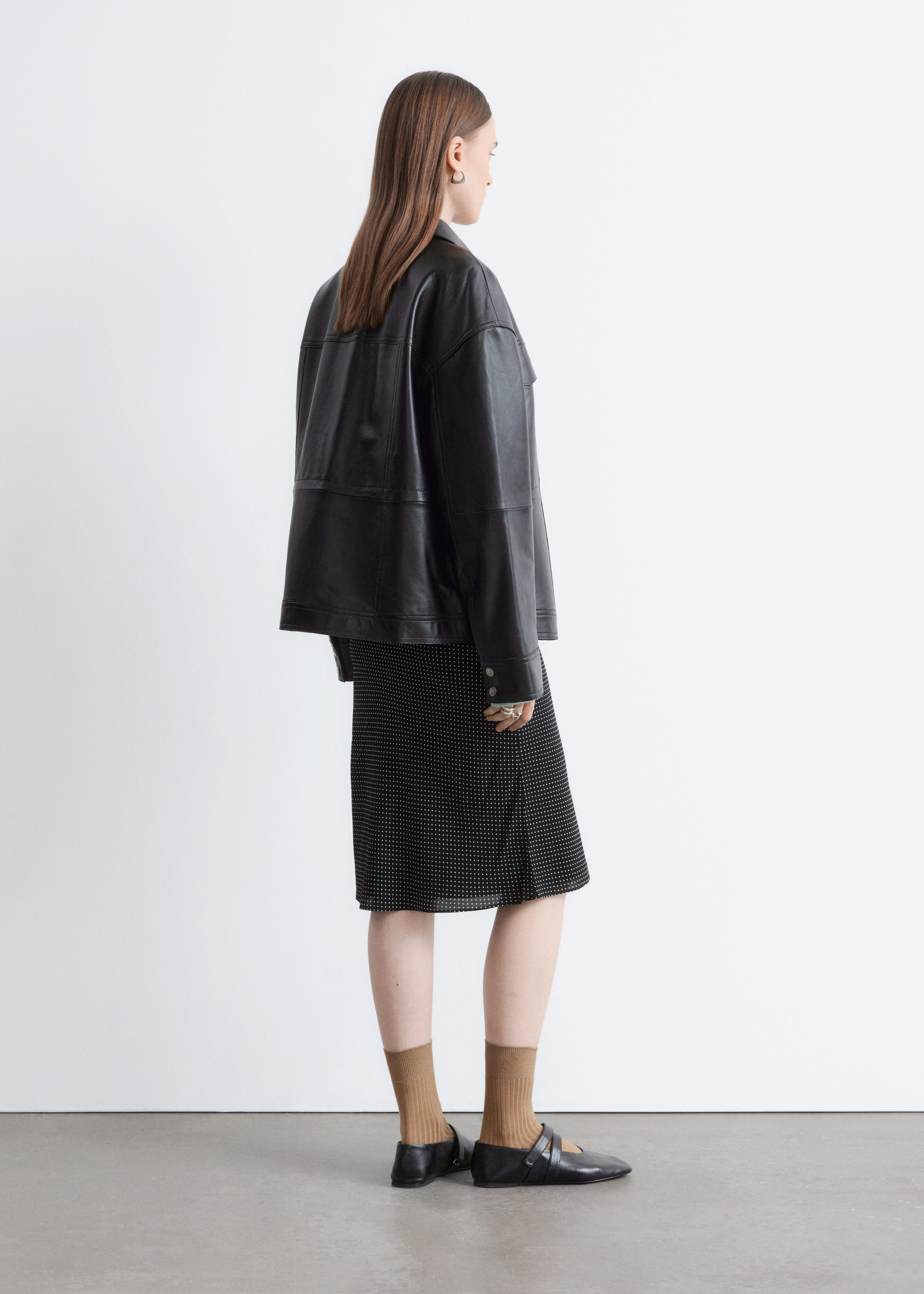 & Other Stories KNEE-LENGTH SLIP SKIRT