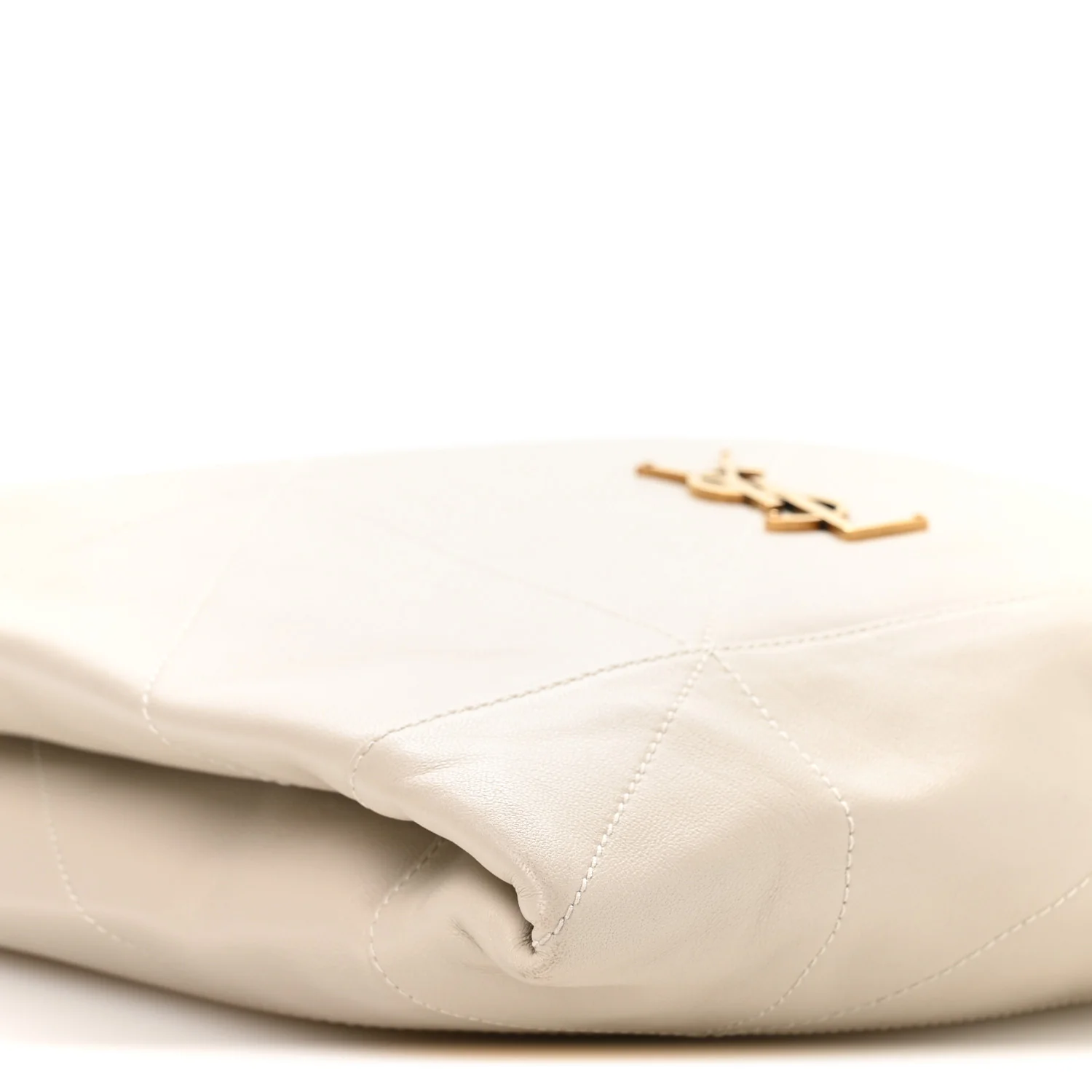 Lambskin Matelasse Monogram Medium Jamie 4.3 Pochon Blanc Vintage - Top Club