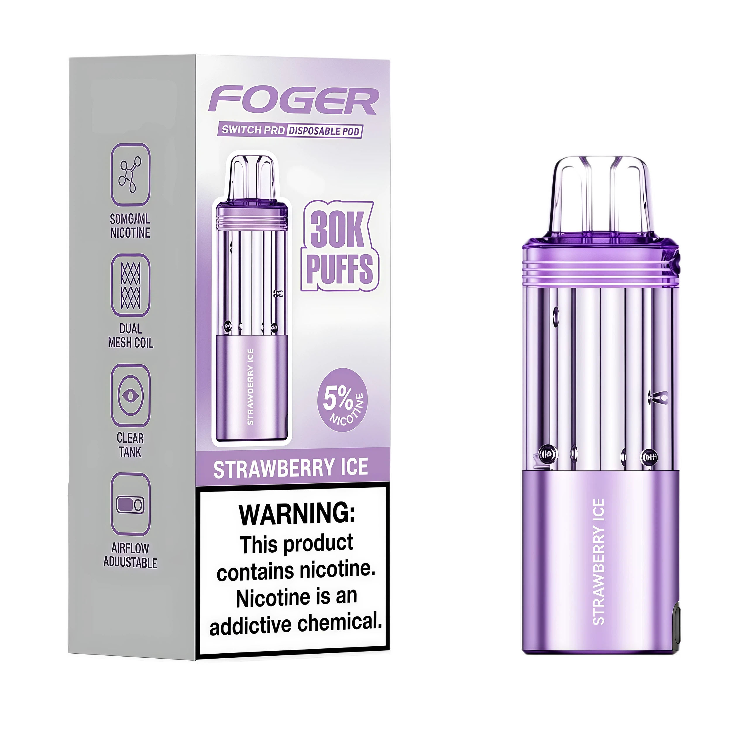 Strawberry Ice - Foger Vapes