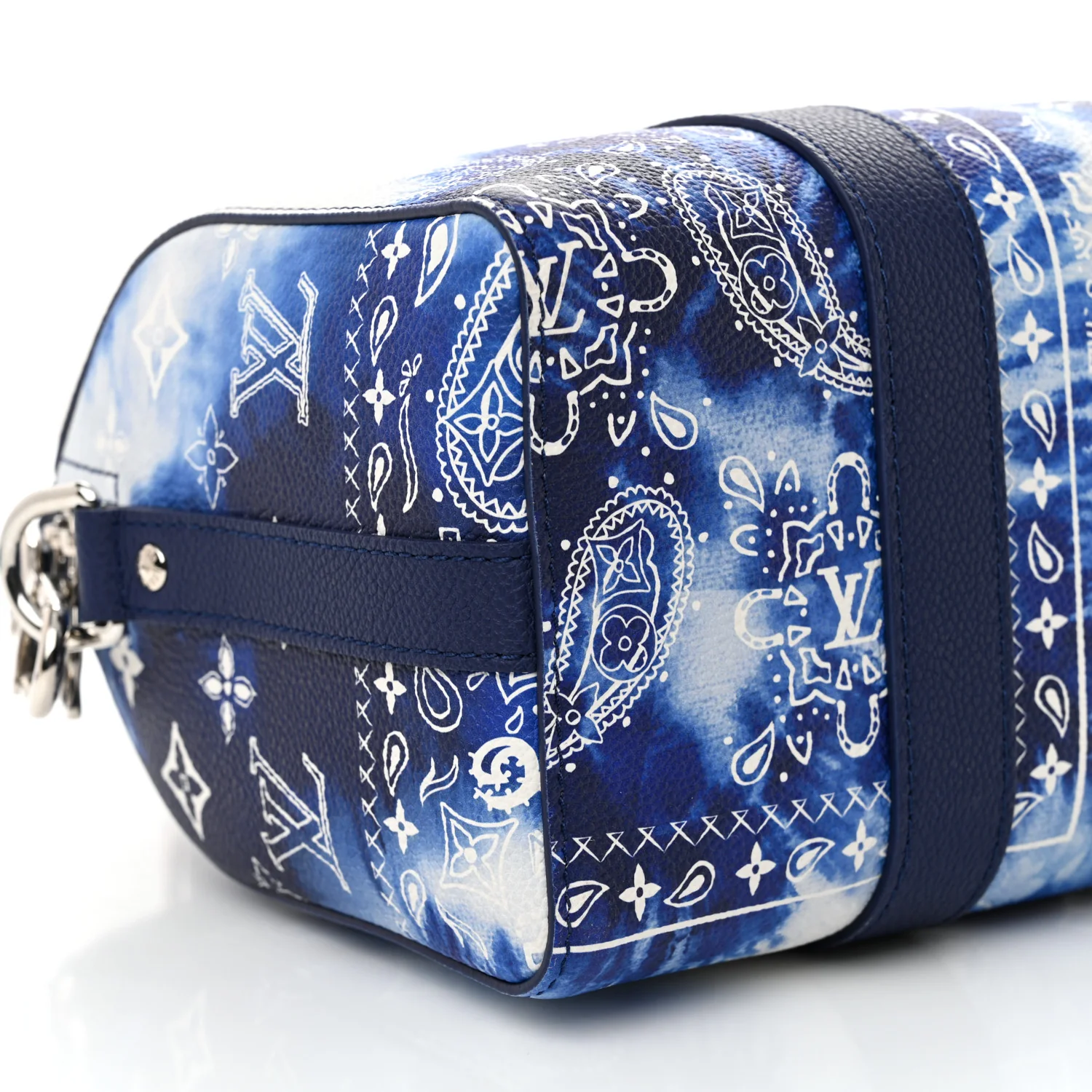 Cowhide Monogram Bandana City Keepall Blue - Top Club
