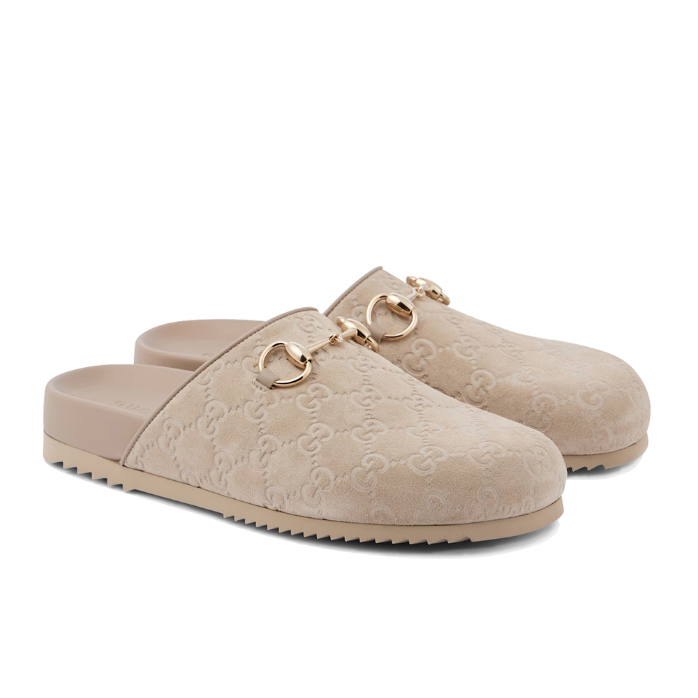 Gucci Horsebit GG suede mules (Replica) - Sneaker Replica Workshop