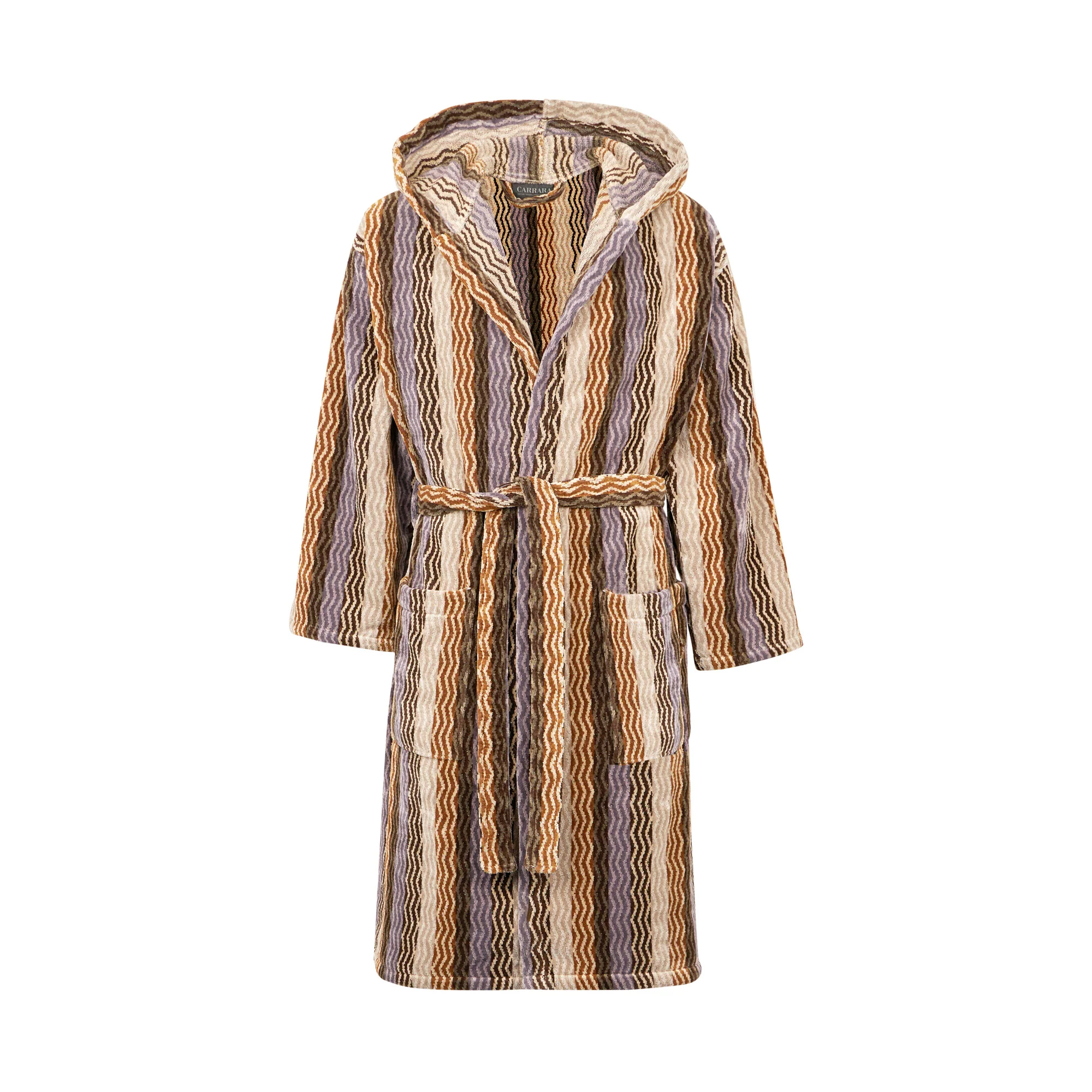 Accappatoio Con Cappuccio In Spugna Parigi Xxl Sabbia Carrara