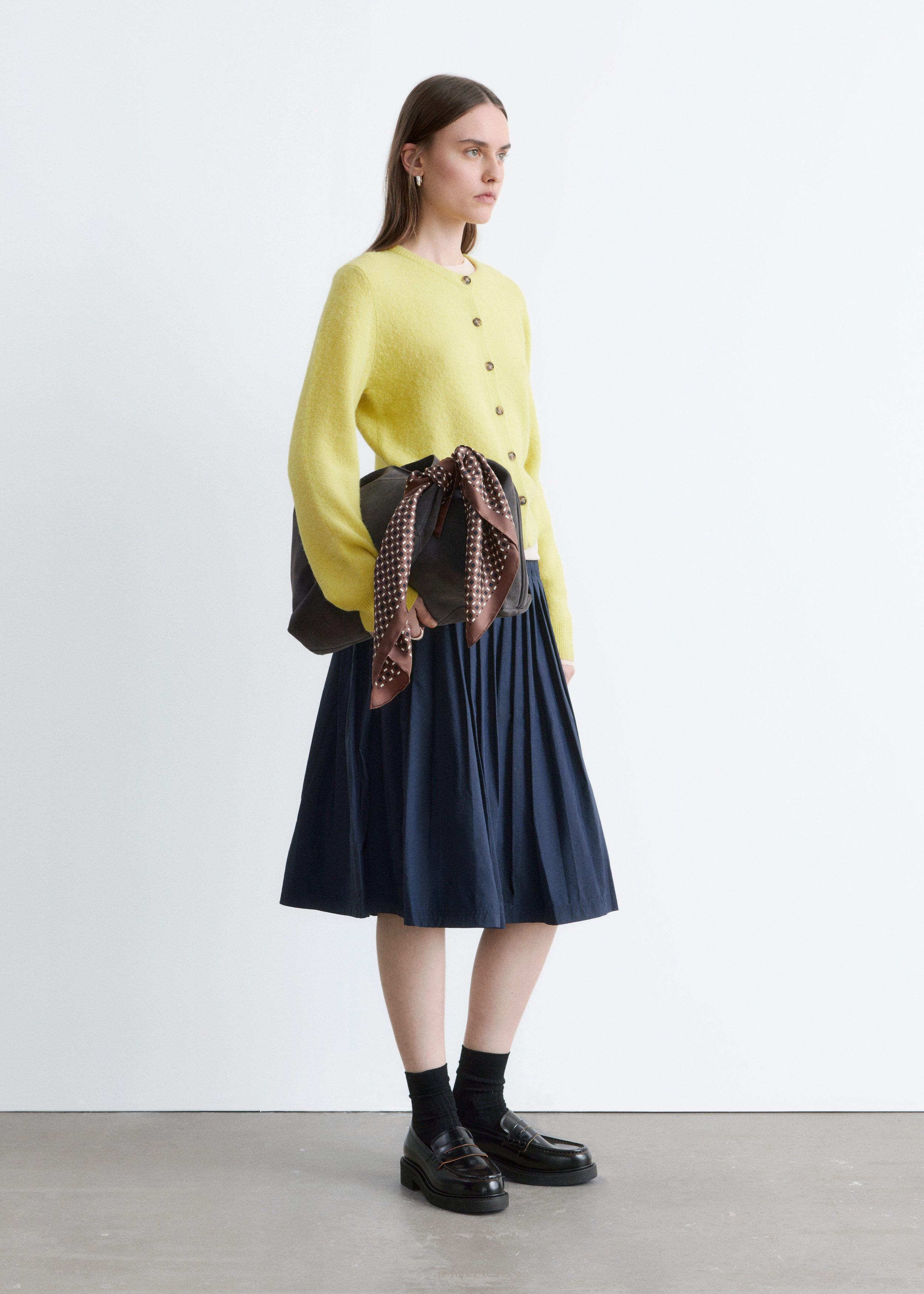 & Other Stories PLEATED MIDI SKIRT
