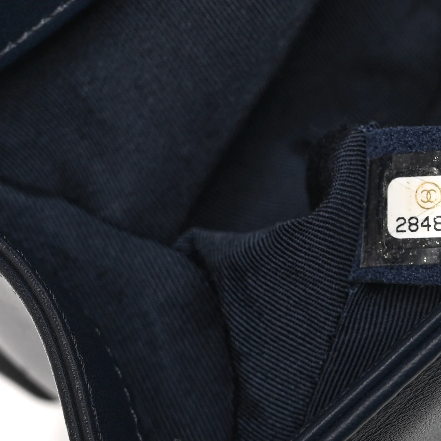 Lambskin Quilted Medium Boy Flap Dark Navy - Top Club