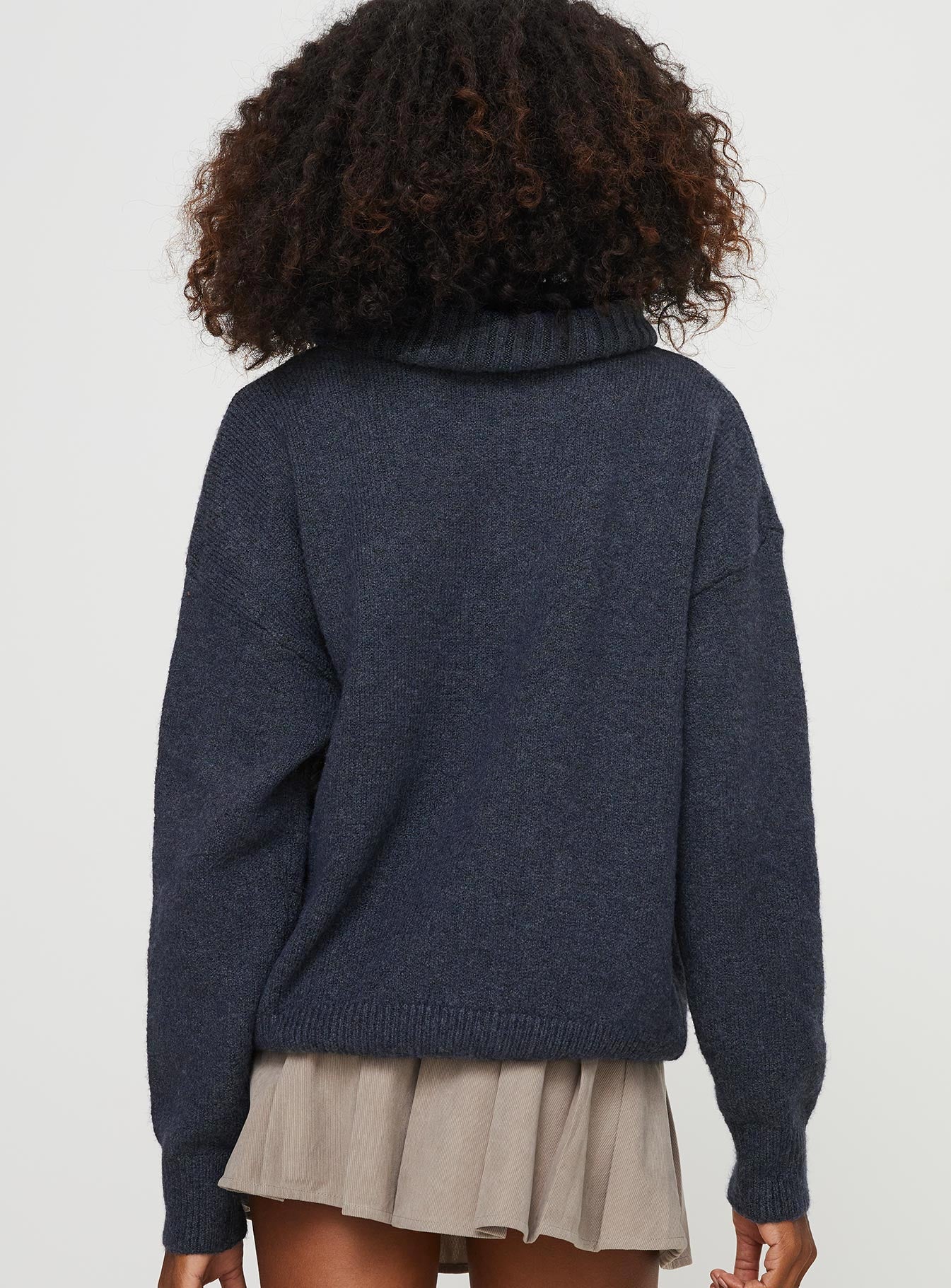 Oswin Turtleneck Sweater Navy