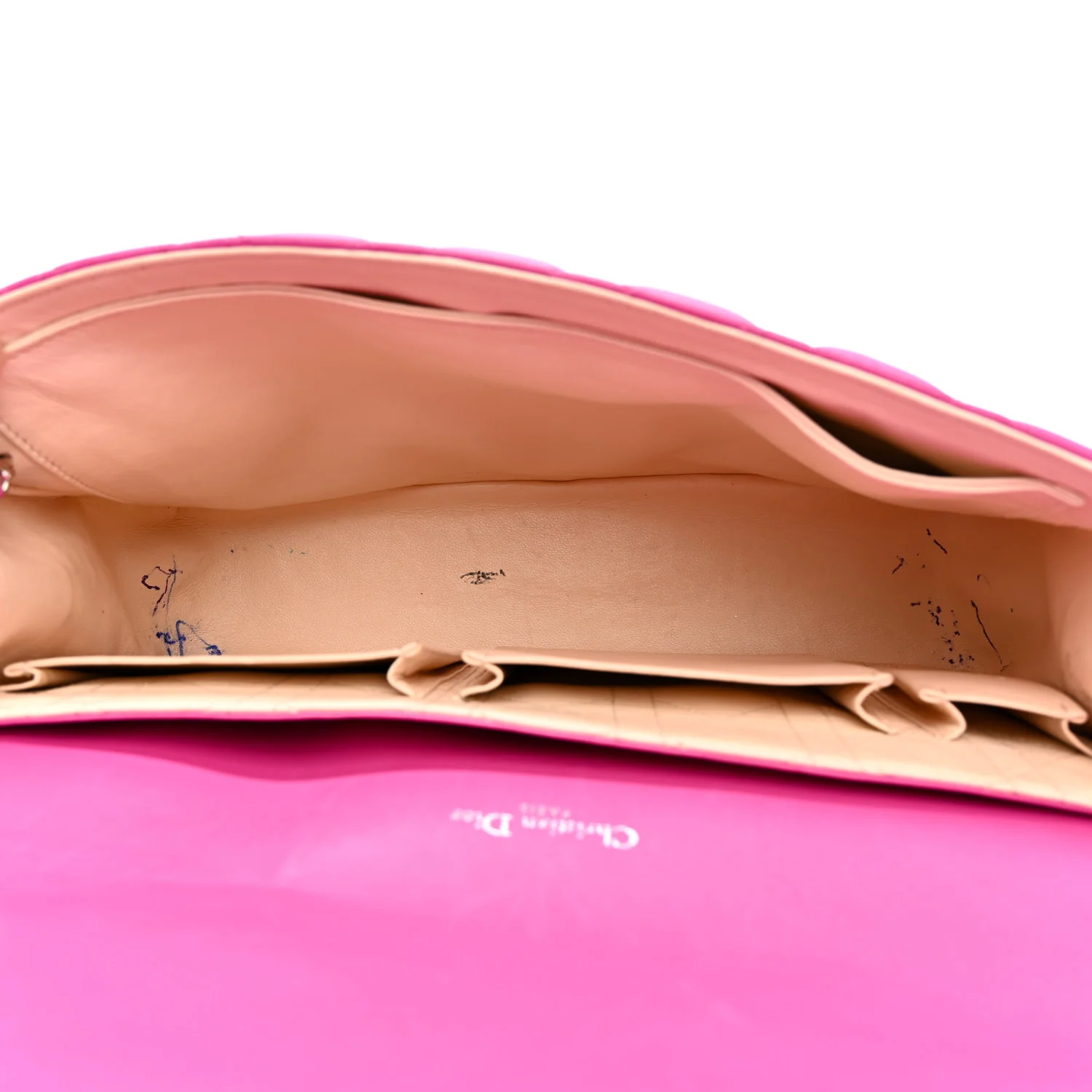 Lambskin Cannage Large Miss Dior Flap Sorbet - Top Club