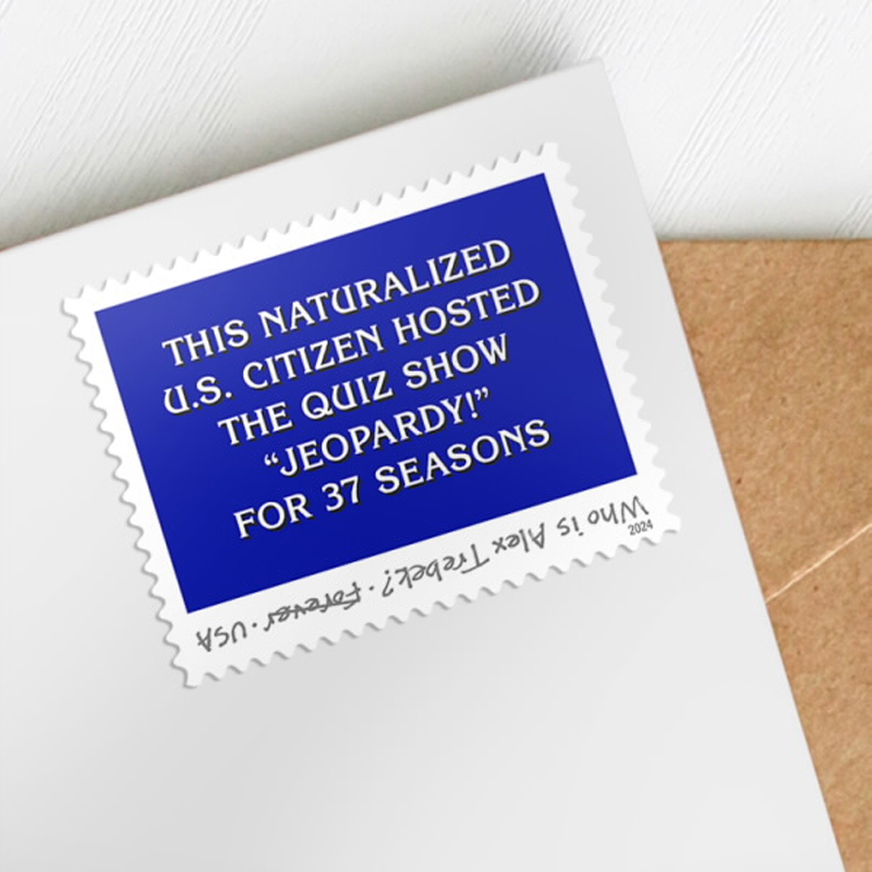 2024 US Alex Trebek Forever Stamps, Sheet of 20