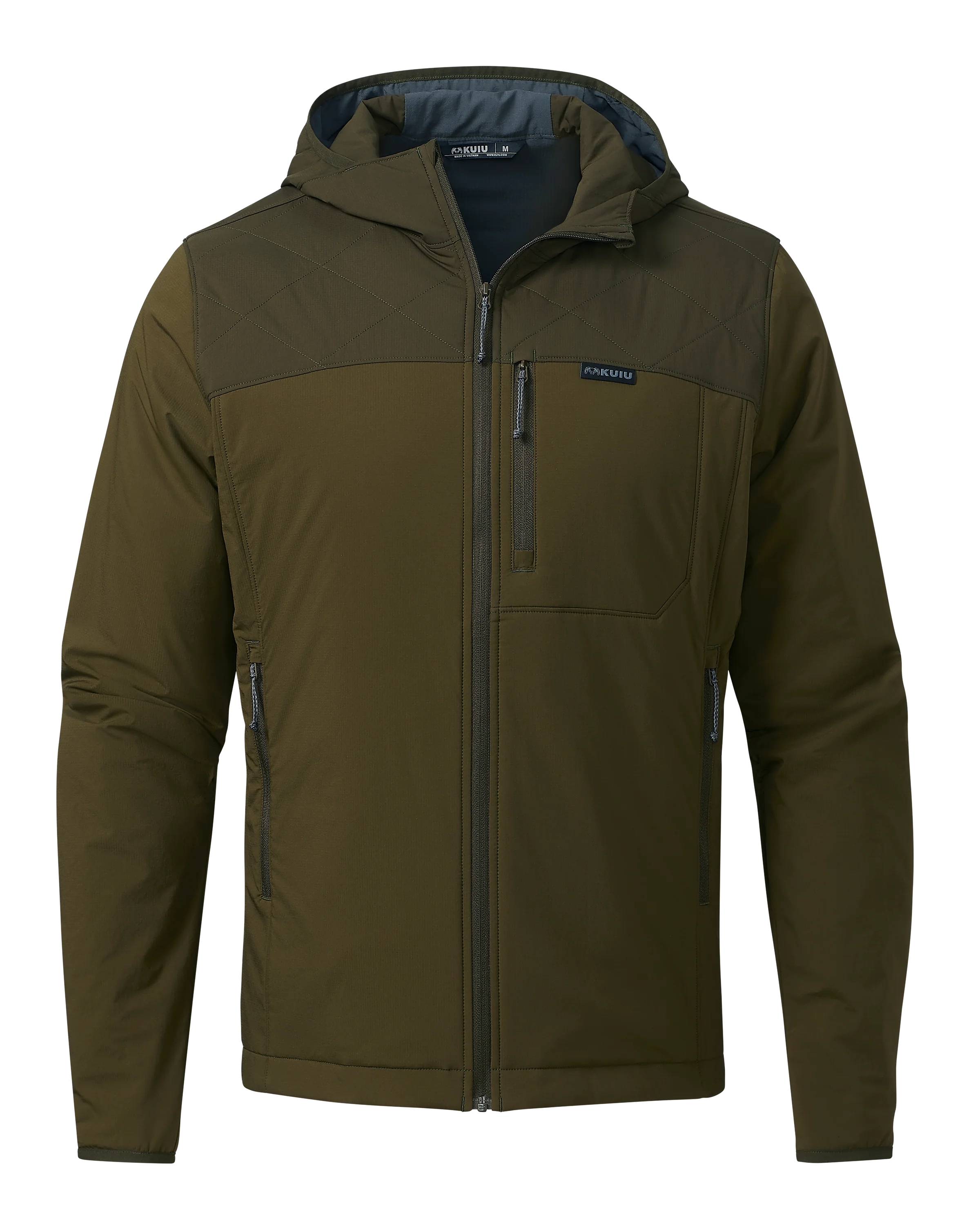 Transit Packable Hooded Jacket | Dark Army/Army