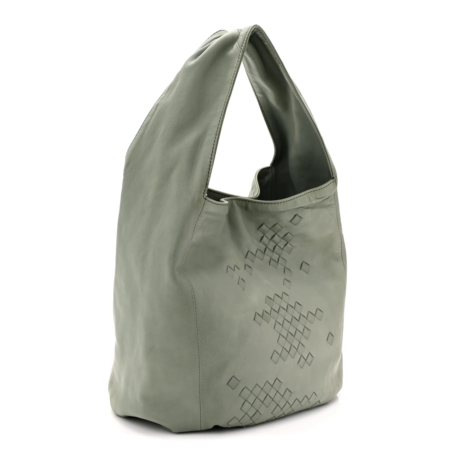 Nappa Woven Hobo Aloe - Top Club